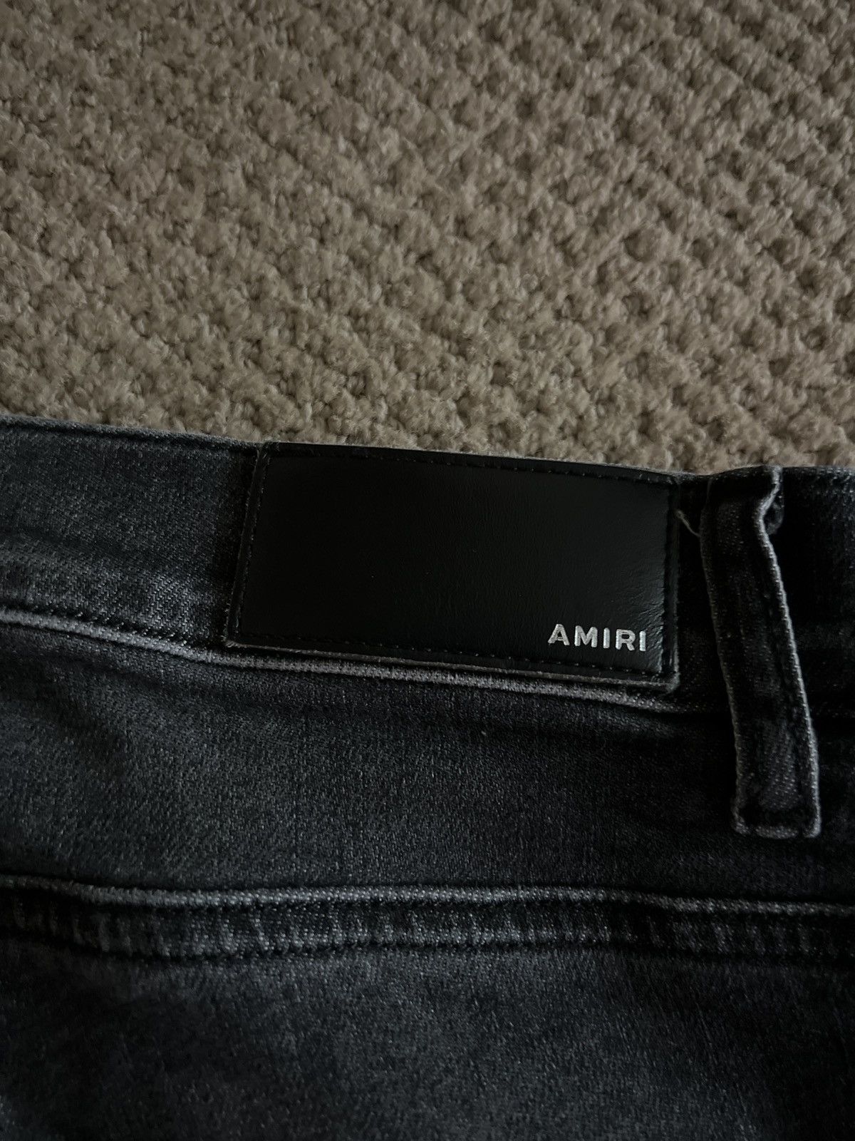 Amiri Amiri black stacked denim Size US 32 / EU 48 - 4 Thumbnail