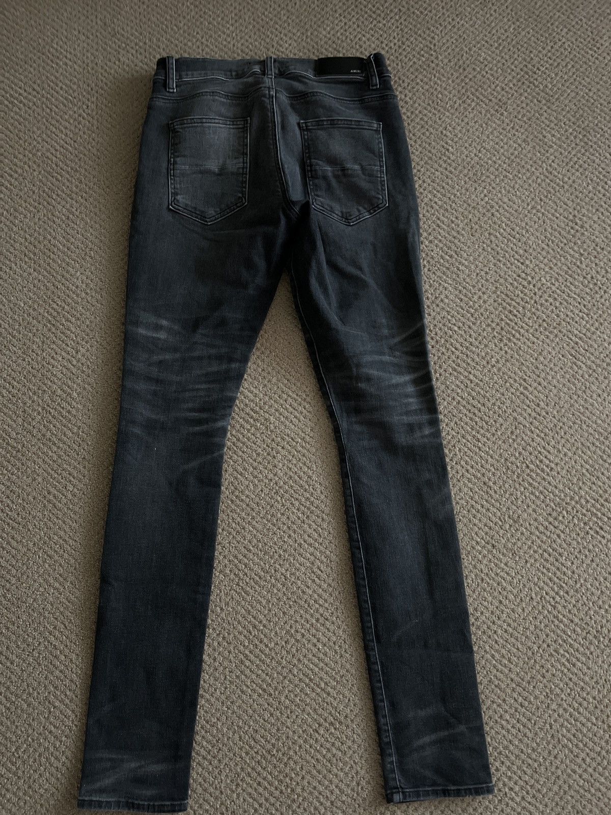Amiri Amiri black stacked denim Size US 32 / EU 48 - 3 Thumbnail