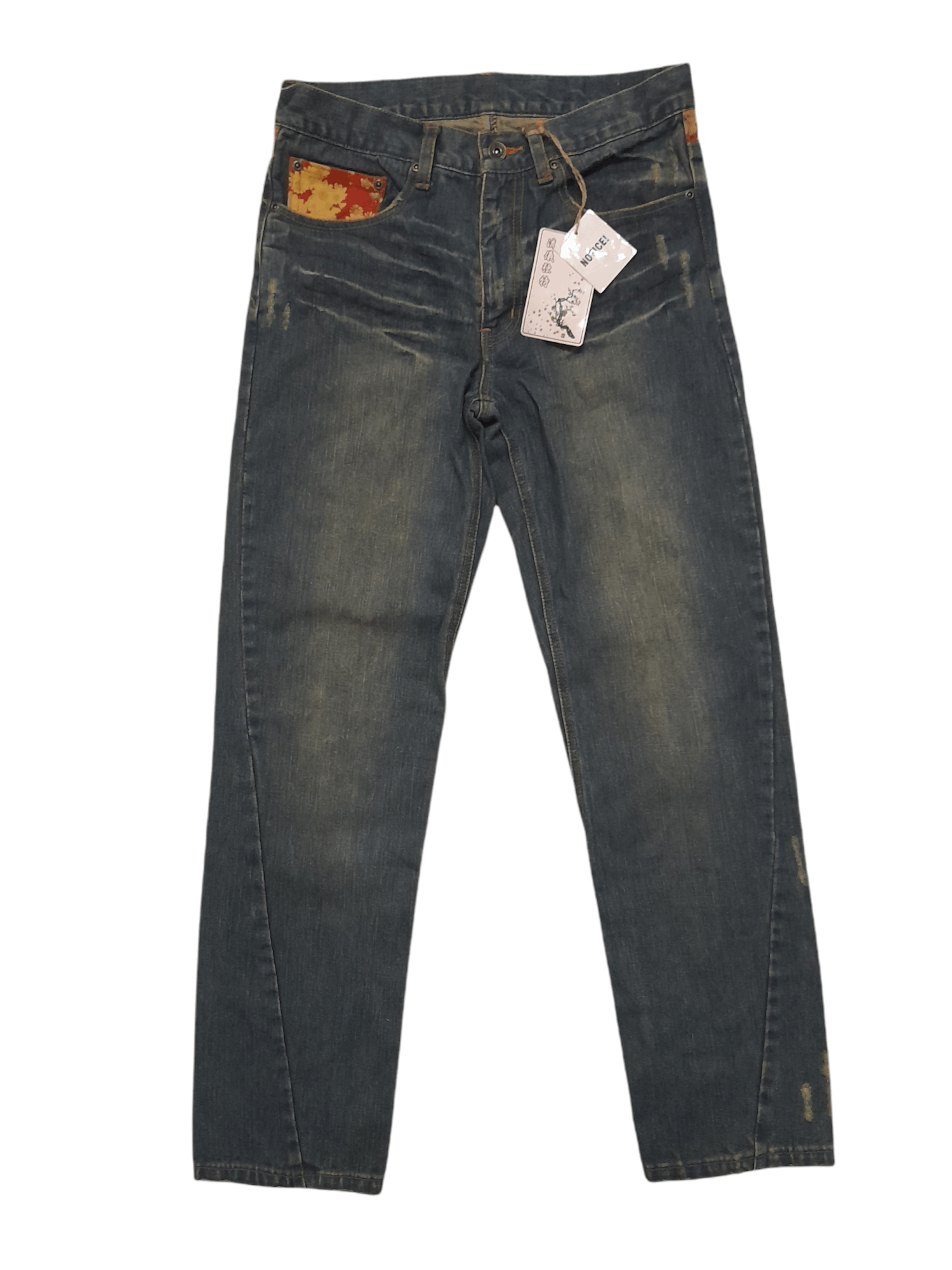 Japanese Brand Sakura Japan Culture Art Denim Distressed (D850A) Size US 30 / EU 46 - 5 Thumbnail