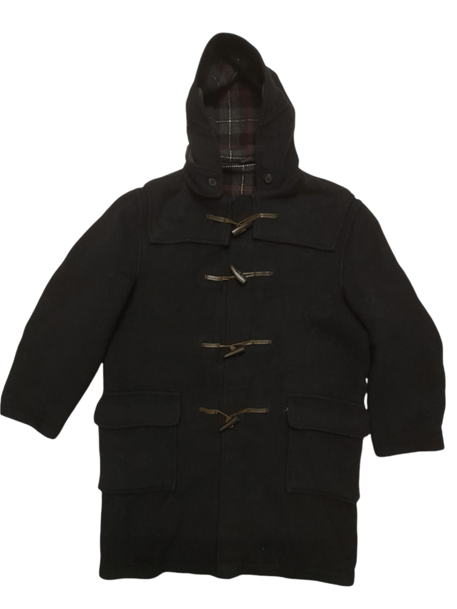 Comme des Garcons × Vintage CDG Comme des Garcons Duffle Wool Jacket Black Tag (D847) Size US S / EU 44-46 / 1 - 4 Thumbnail