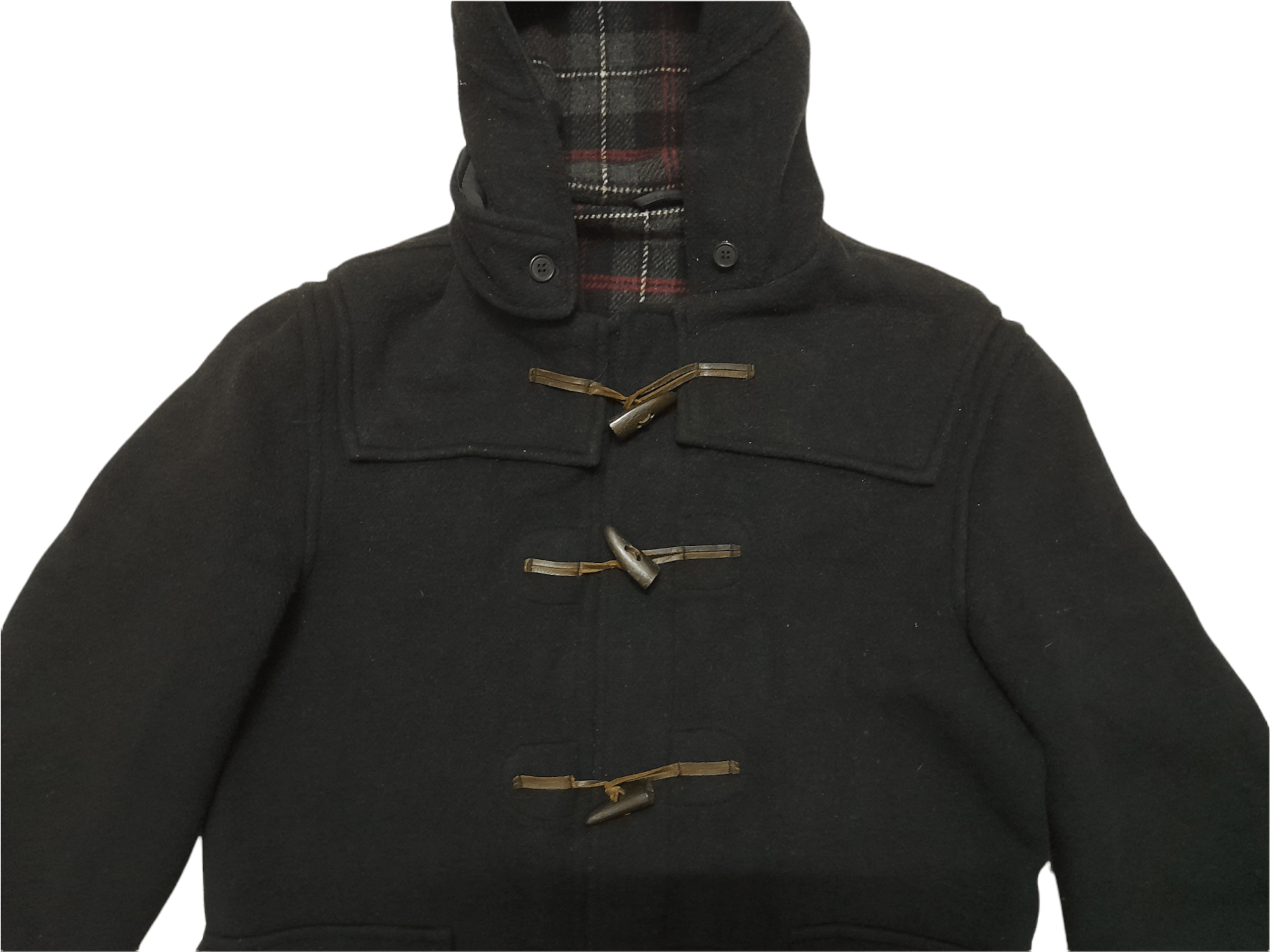 Comme des Garcons × Vintage CDG Comme des Garcons Duffle Wool Jacket Black Tag (D847) Size US S / EU 44-46 / 1 - 2 Thumbnail