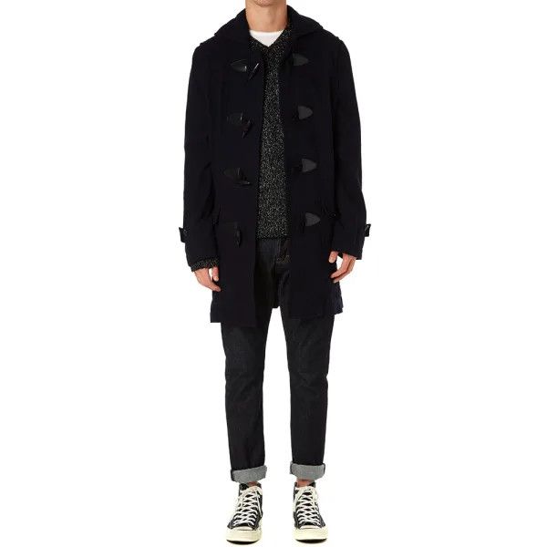 Comme des Garcons × Vintage CDG Comme des Garcons Duffle Wool Jacket Black Tag (D847) Size US S / EU 44-46 / 1 - 1 Thumbnail