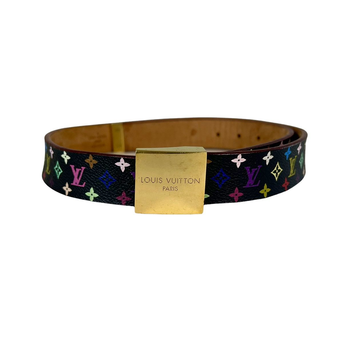 Louis Vuitton × Takashi Murakami Louis Vuitton Multicolor Monogram Belt Size ONE SIZE - 1 Thumbnail