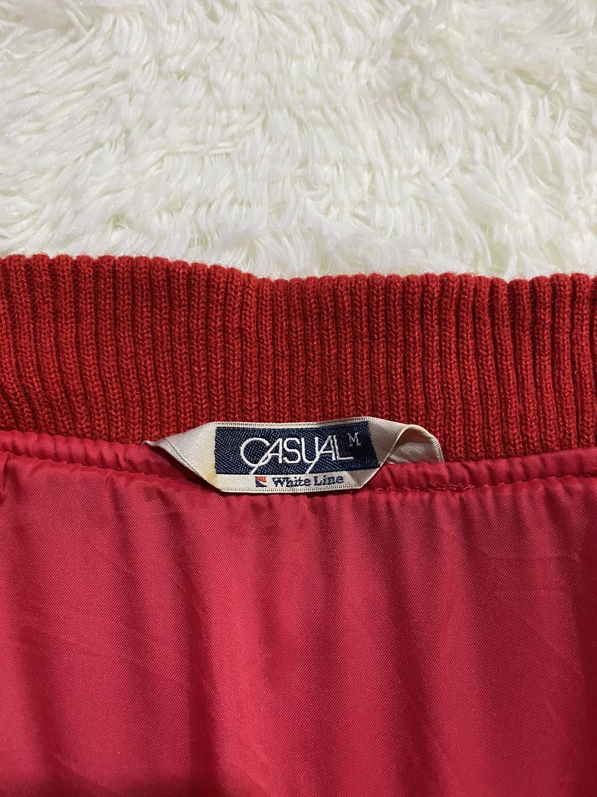 Japanese Brand Casual White Line Custom Patches Wool Blend Jacket Size US M / EU 48-50 / 2 - 11 Thumbnail