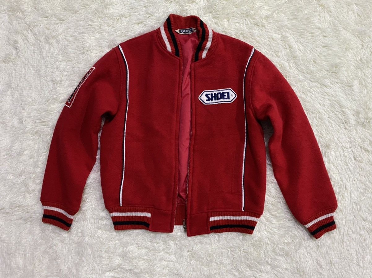Japanese Brand Casual White Line Custom Patches Wool Blend Jacket Size US M / EU 48-50 / 2 - 6 Thumbnail
