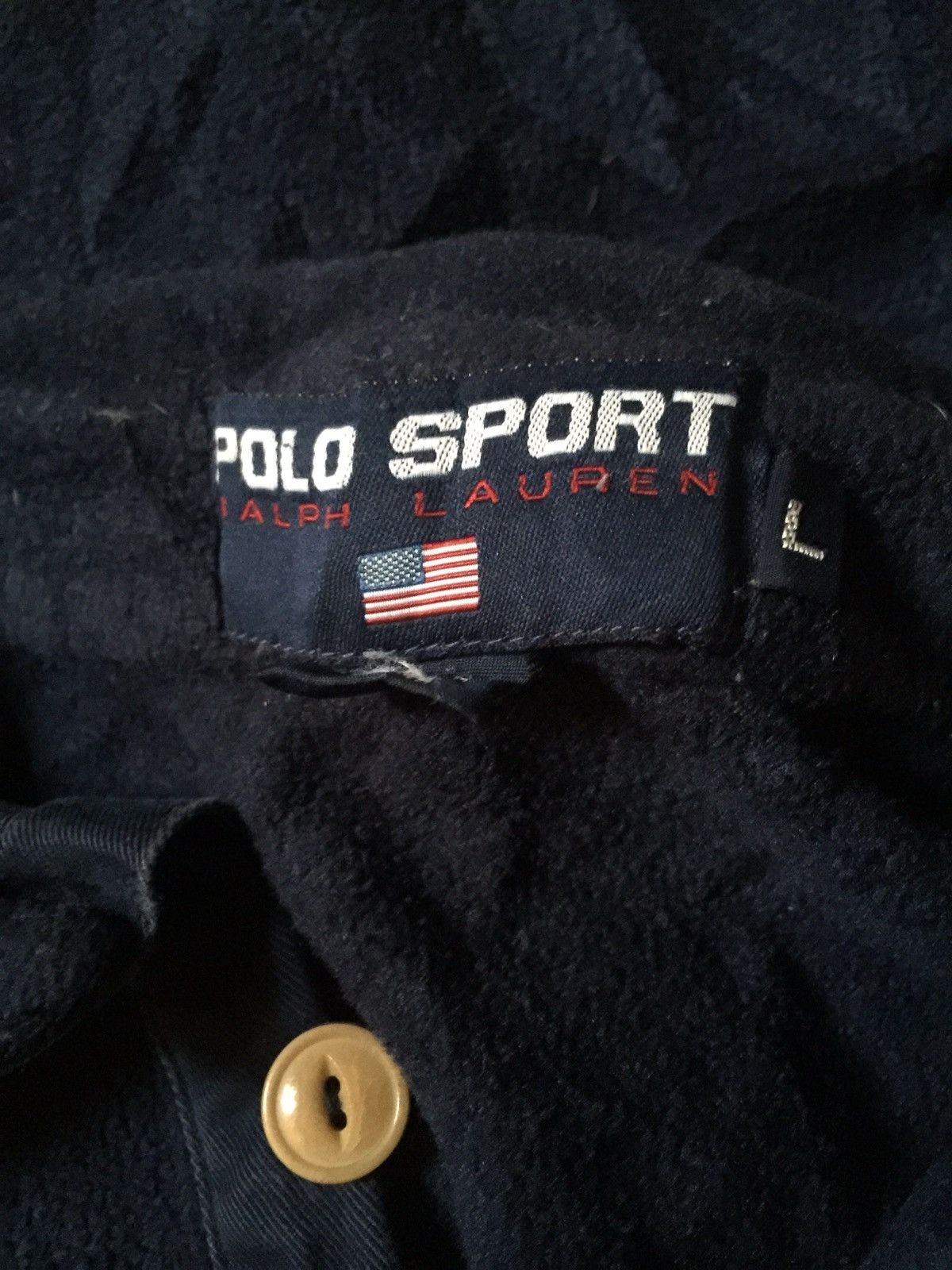Polo Ralph Lauren × RRL Ralph Lauren × Vintage 🔥Vintage 🔥Polo Sport Ralph Lauren Fleece Pullover Size US L / EU 52-54 / 3 - 4 Thumbnail