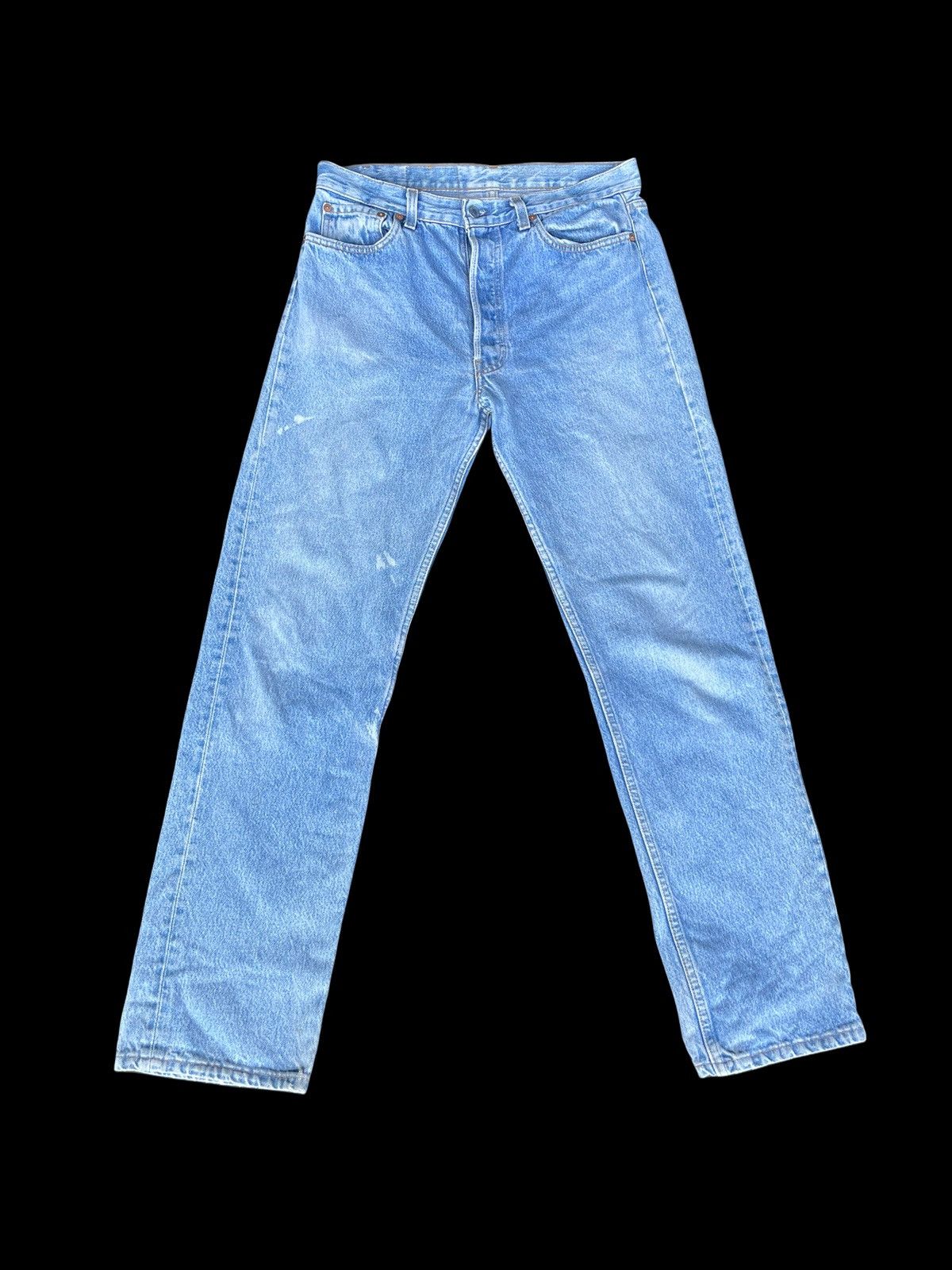 Vintage 80’s Levi’s Made in USA 501 Light Wash Denim Jeans