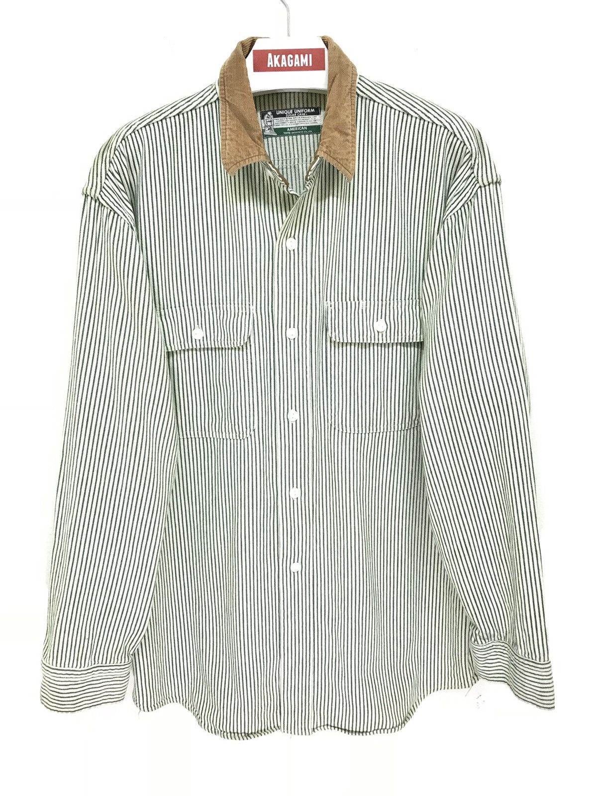 🛠Made in Japan Sugar Cane Hickory Pintriped Shirt
