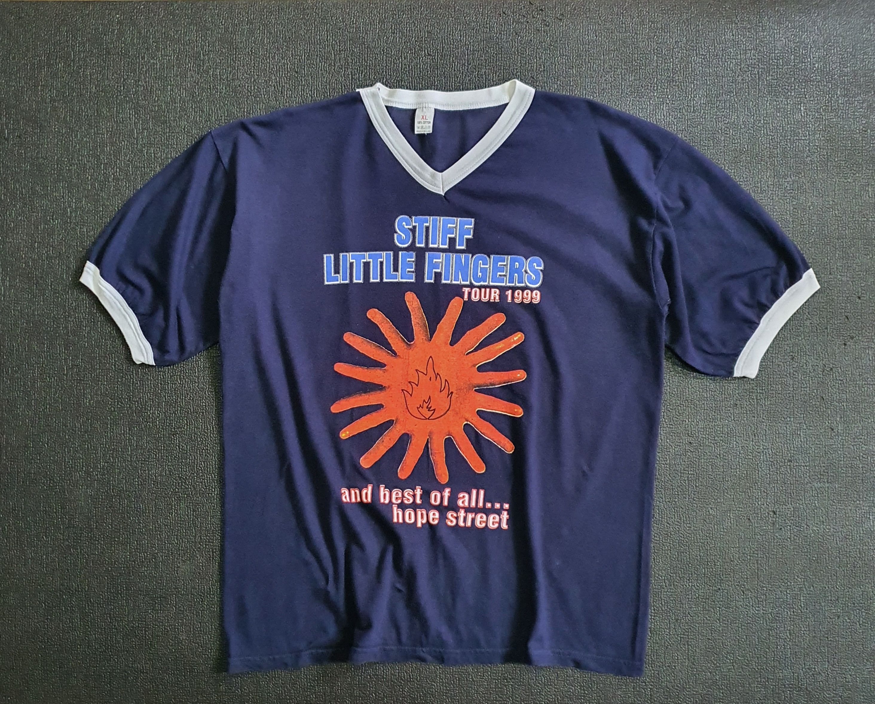 Band Tees 1999 Stiff Little Fingers UK Tour T shirt SLF XL Size US XL / EU 56 / 4 - 5 Thumbnail
