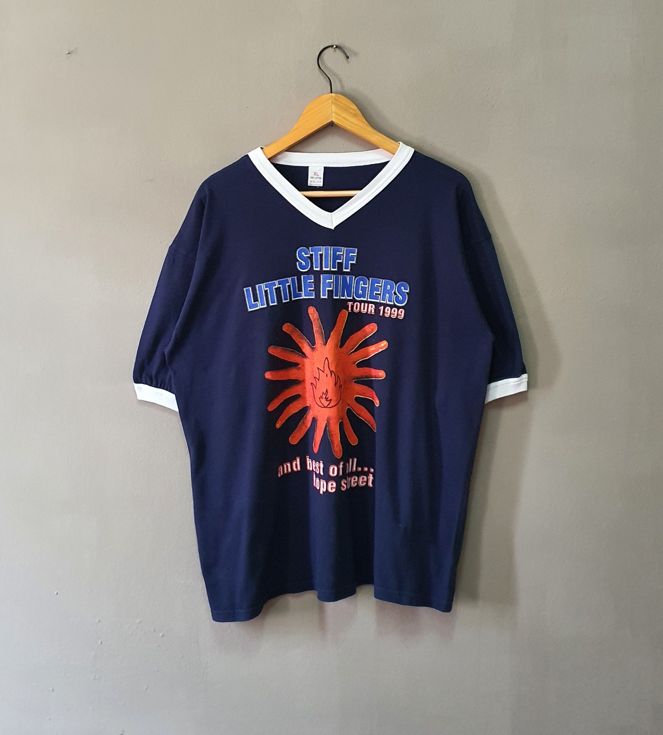 Band Tees 1999 Stiff Little Fingers UK Tour T shirt SLF XL Size US XL / EU 56 / 4 - 1 Thumbnail