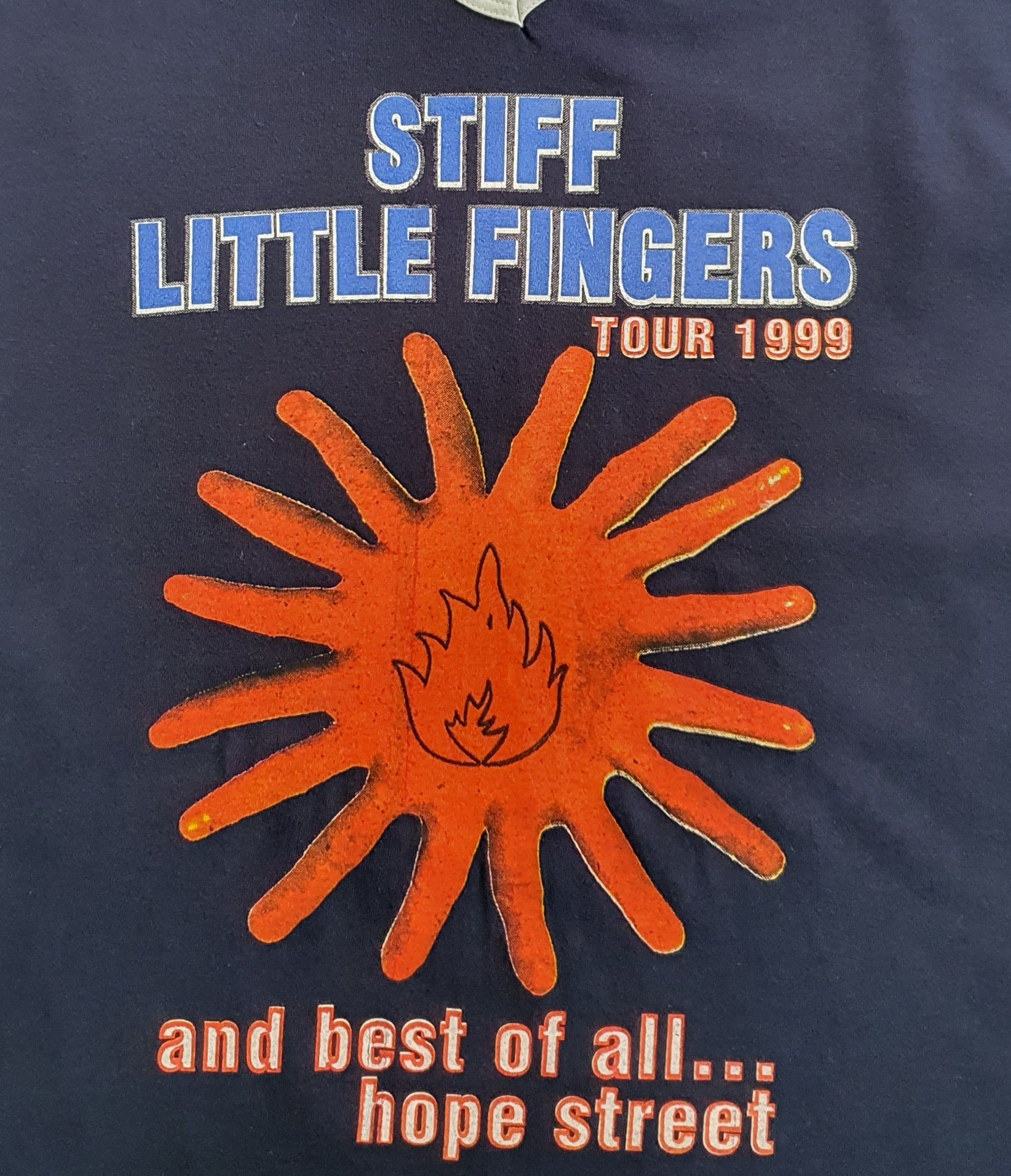 Band Tees 1999 Stiff Little Fingers UK Tour T shirt SLF XL Size US XL / EU 56 / 4 - 7 Thumbnail