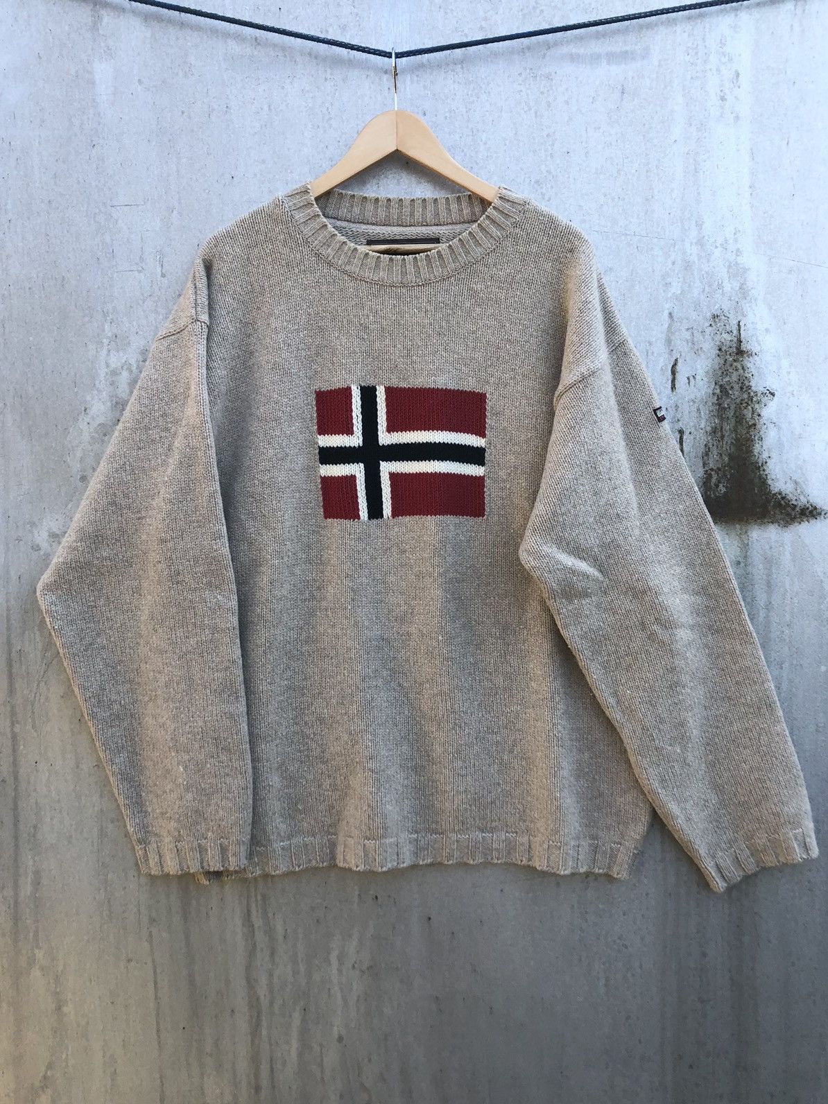Vintage Napapijri Half Zip 1/4 90s Wool Knitwear Y2k 00s - Etsy