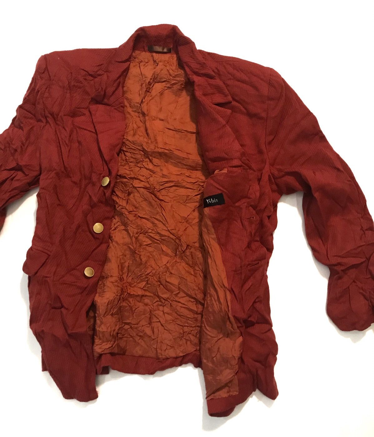 Yohji Yamamoto women blazer by yohji yamamoto YS bis made in japan Size ONE SIZE - 2 Thumbnail