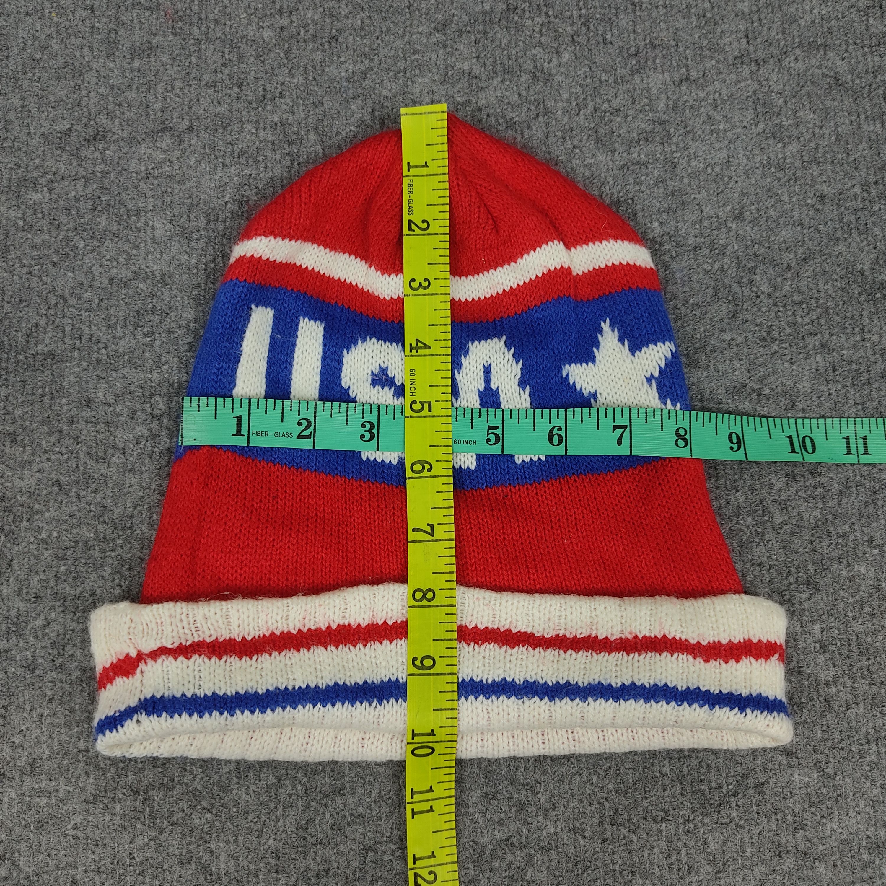 Vintage Vintage USA Beanie Hat Size ONE SIZE - 6 Thumbnail