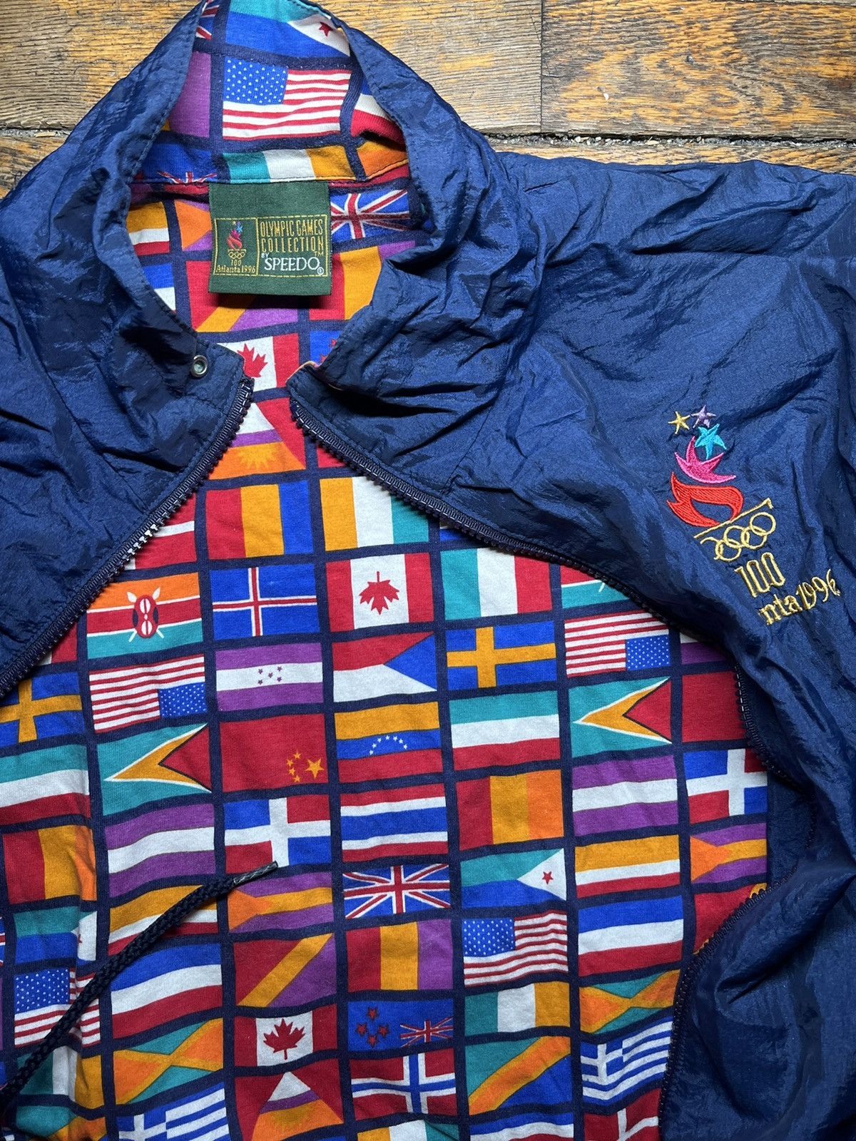 Speedo 1996 Olympic Games Rare vintage jacket Size US L / EU 52-54 / 3 - 1 Thumbnail