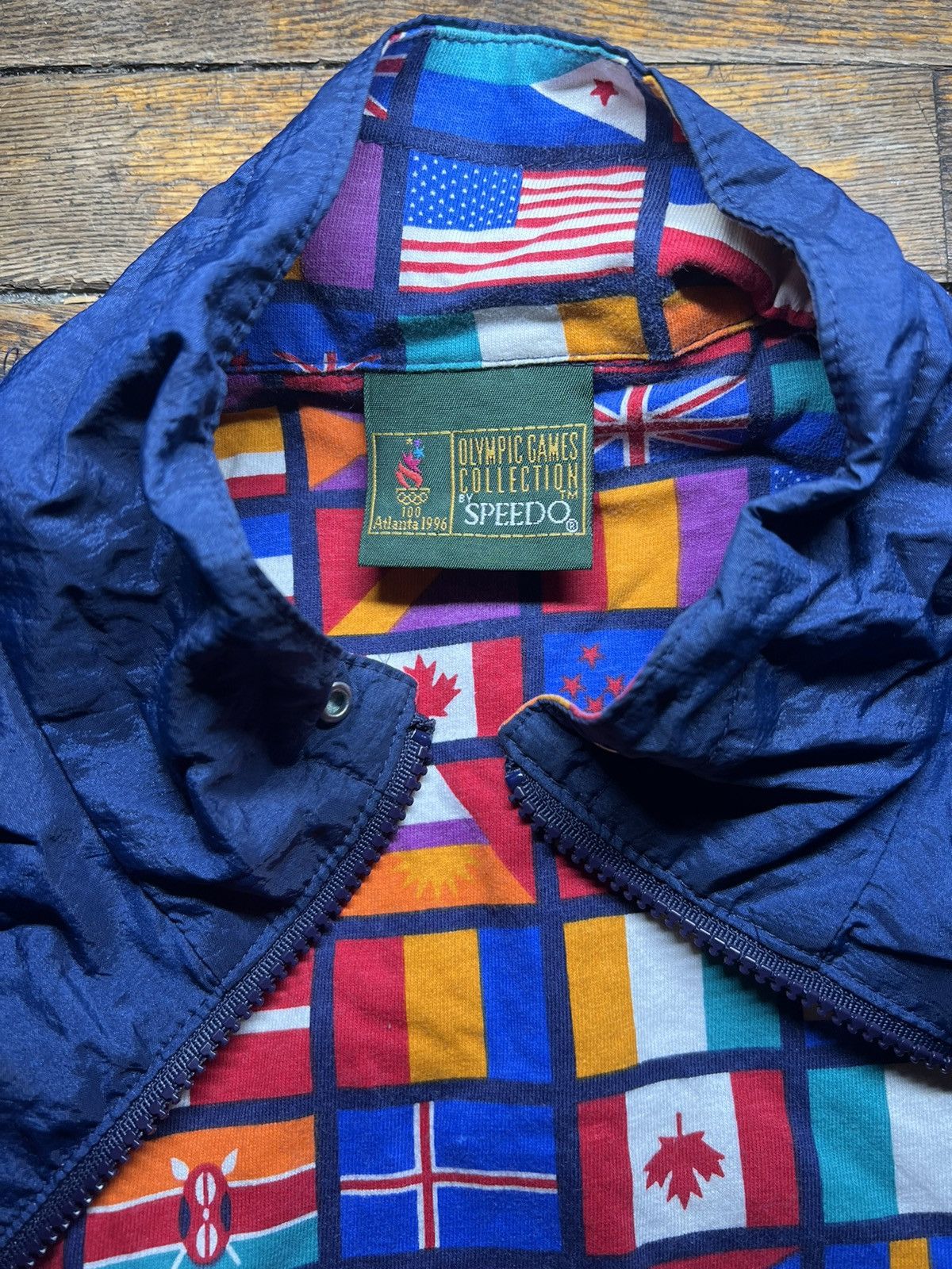 Speedo 1996 Olympic Games Rare vintage jacket Size US L / EU 52-54 / 3 - 4 Thumbnail