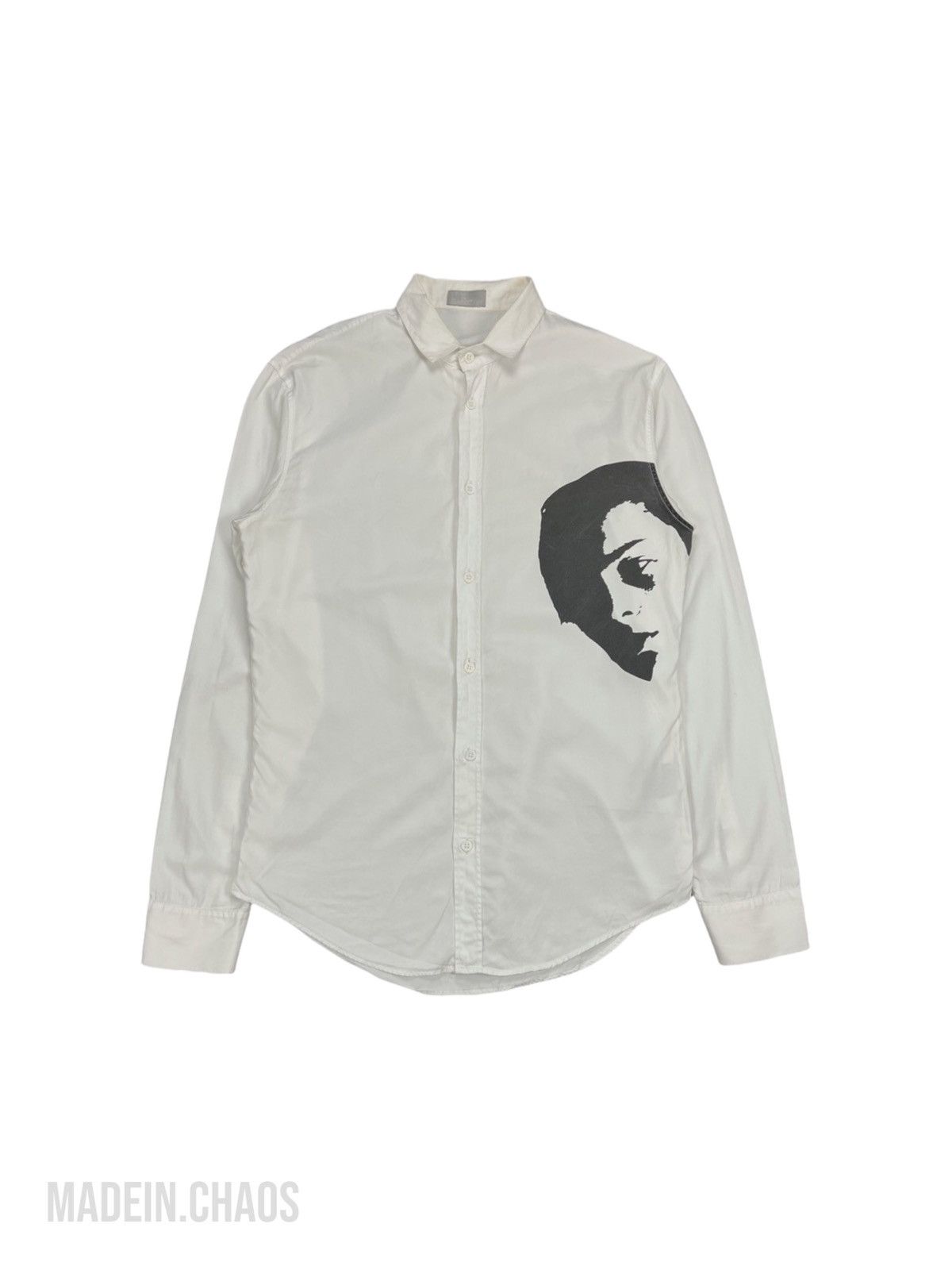 Dior × Hedi Slimane Dior Homme SS06 Face Print Shirt | Grailed