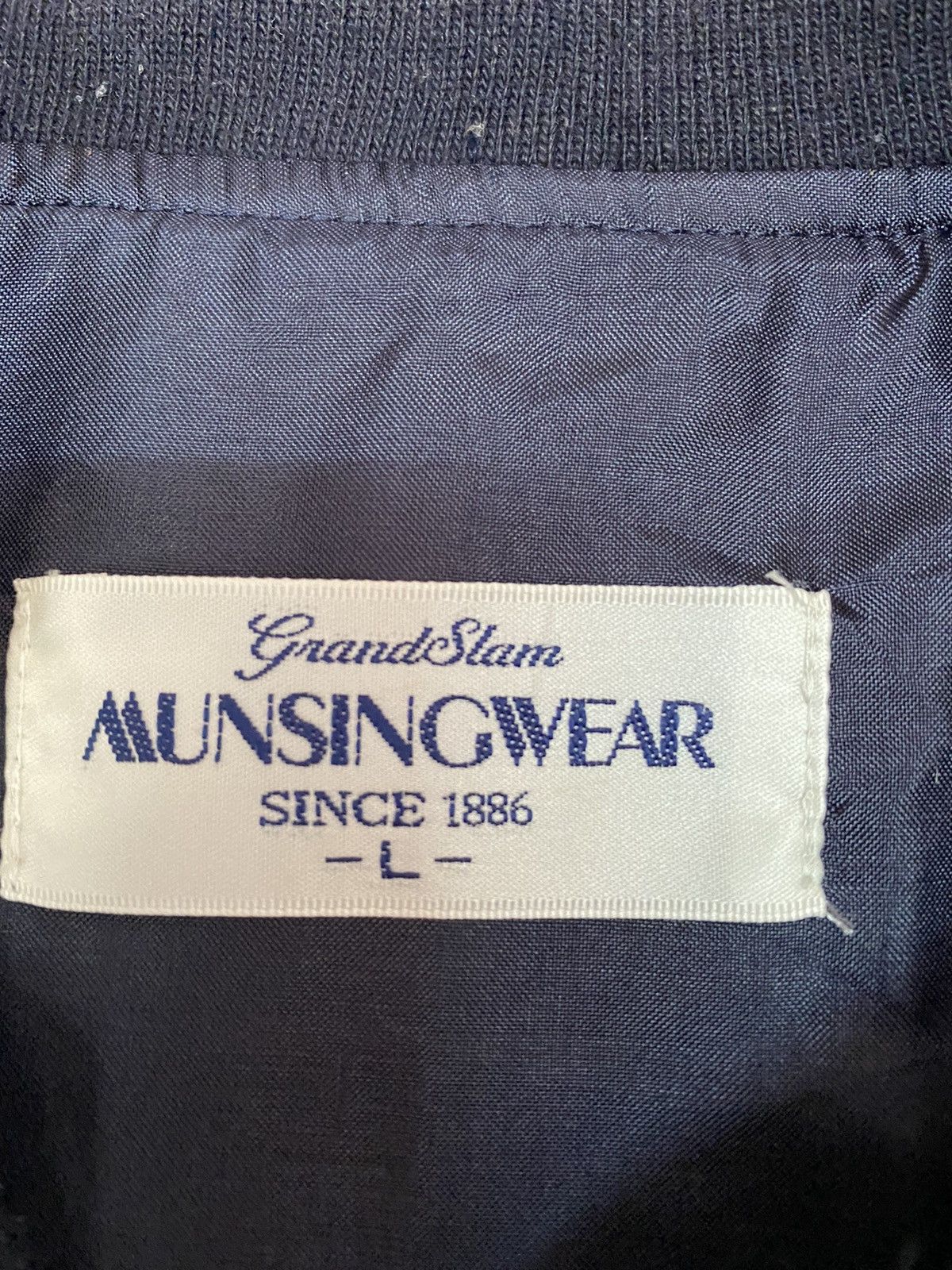 If Six Was Nine 🔥RARE 🇮🇹 ARCHIVE GRANDSLAM MUNSINGWEAR SILK BOMBER JACKET Size US M / EU 48-50 / 2 - 15 Thumbnail