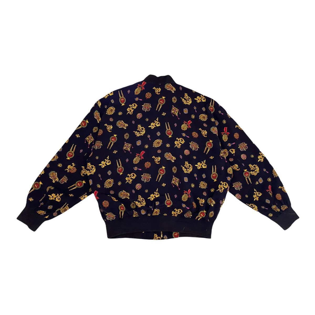 If Six Was Nine 🔥RARE 🇮🇹 ARCHIVE GRANDSLAM MUNSINGWEAR SILK BOMBER JACKET Size US M / EU 48-50 / 2 - 6 Thumbnail