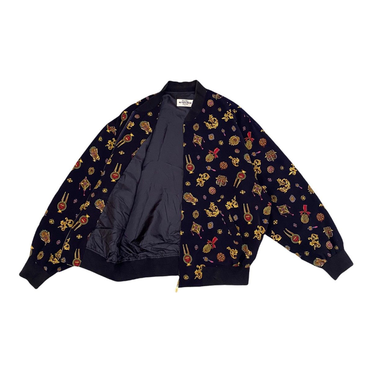 If Six Was Nine 🔥RARE 🇮🇹 ARCHIVE GRANDSLAM MUNSINGWEAR SILK BOMBER JACKET Size US M / EU 48-50 / 2 - 2 Thumbnail
