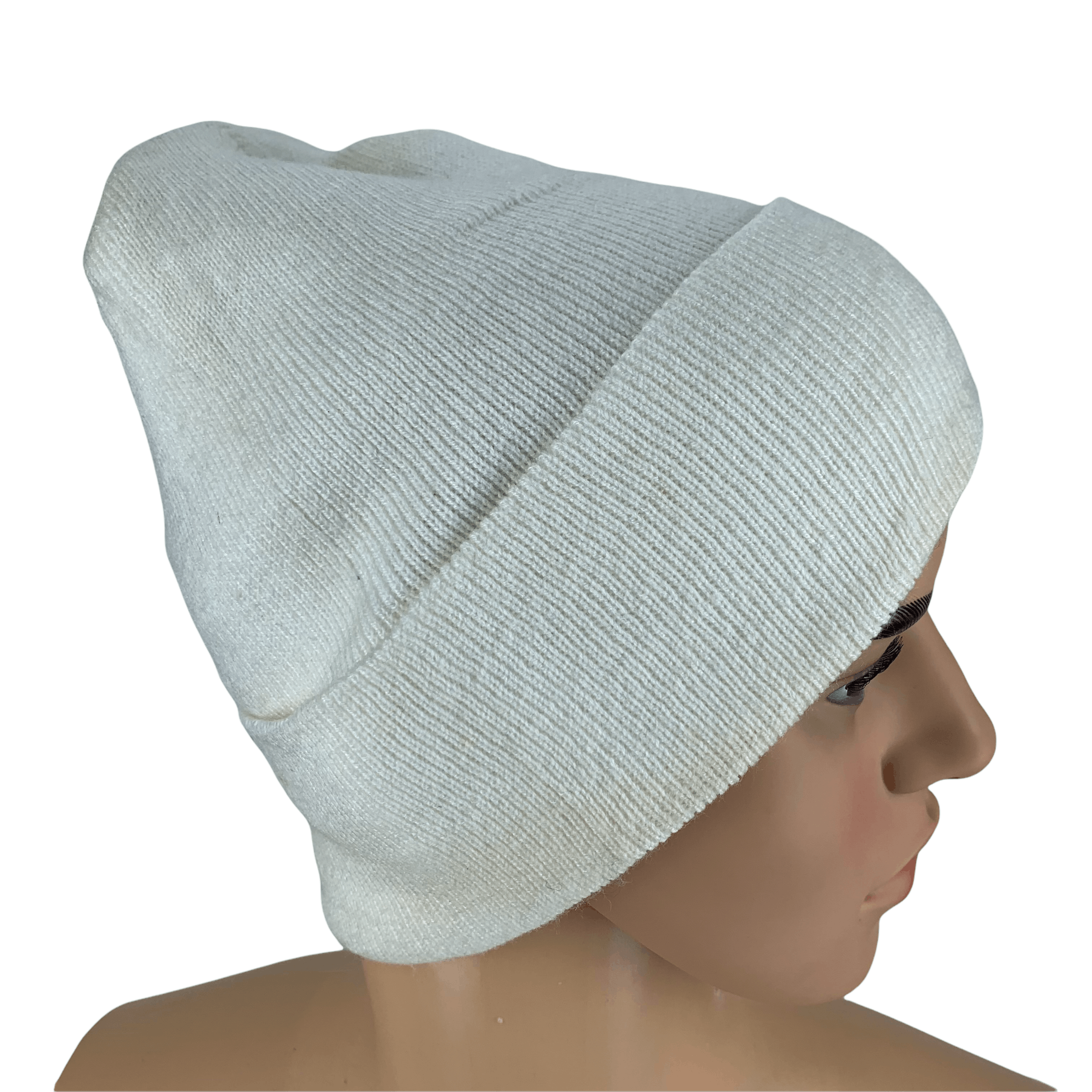 Vintage Vintage Plain Beanie / Snow Hat / Snow Cap #98-D Size ONE SIZE - 1 Thumbnail