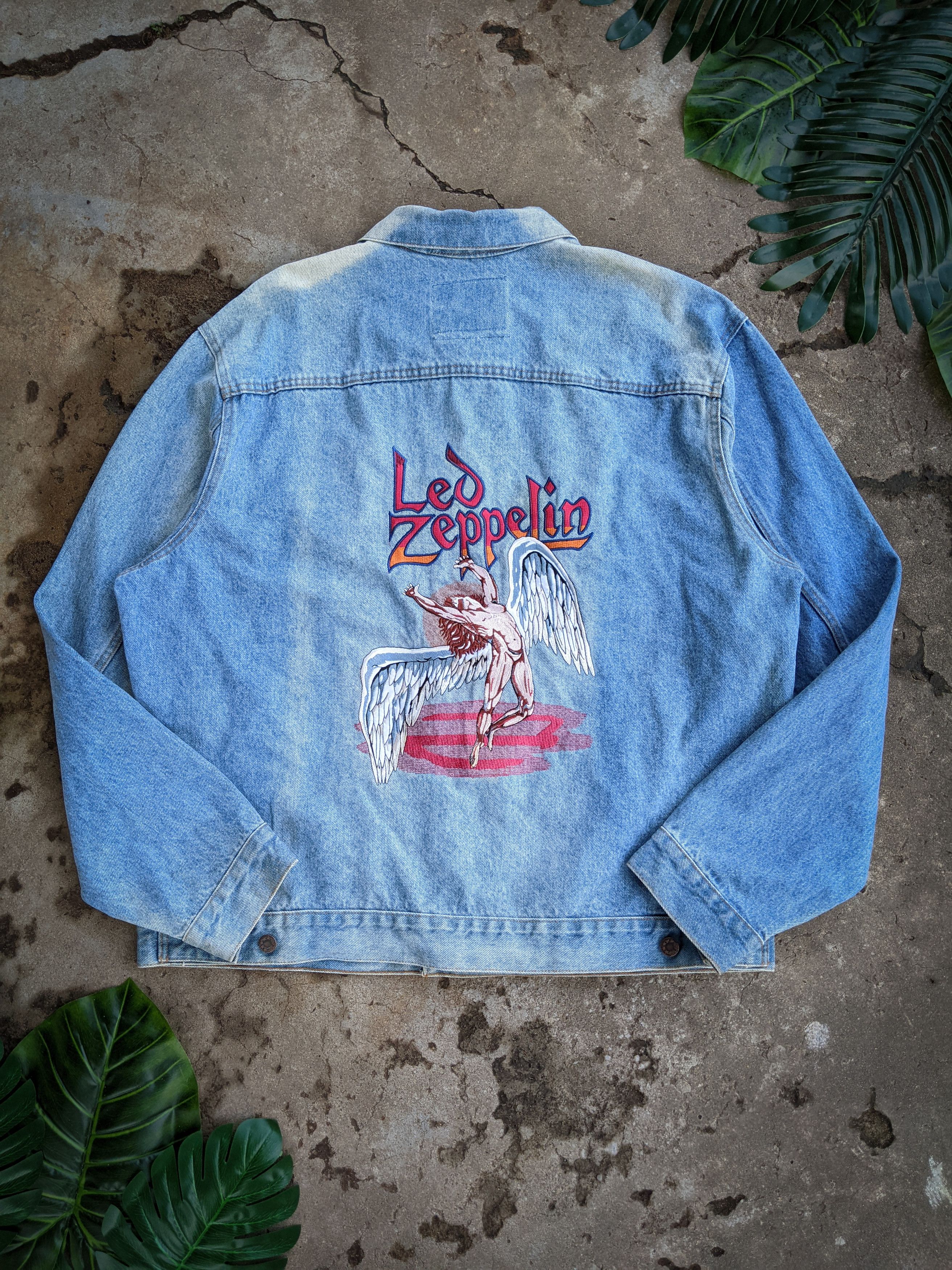 Led zeppelin denim jacket sale