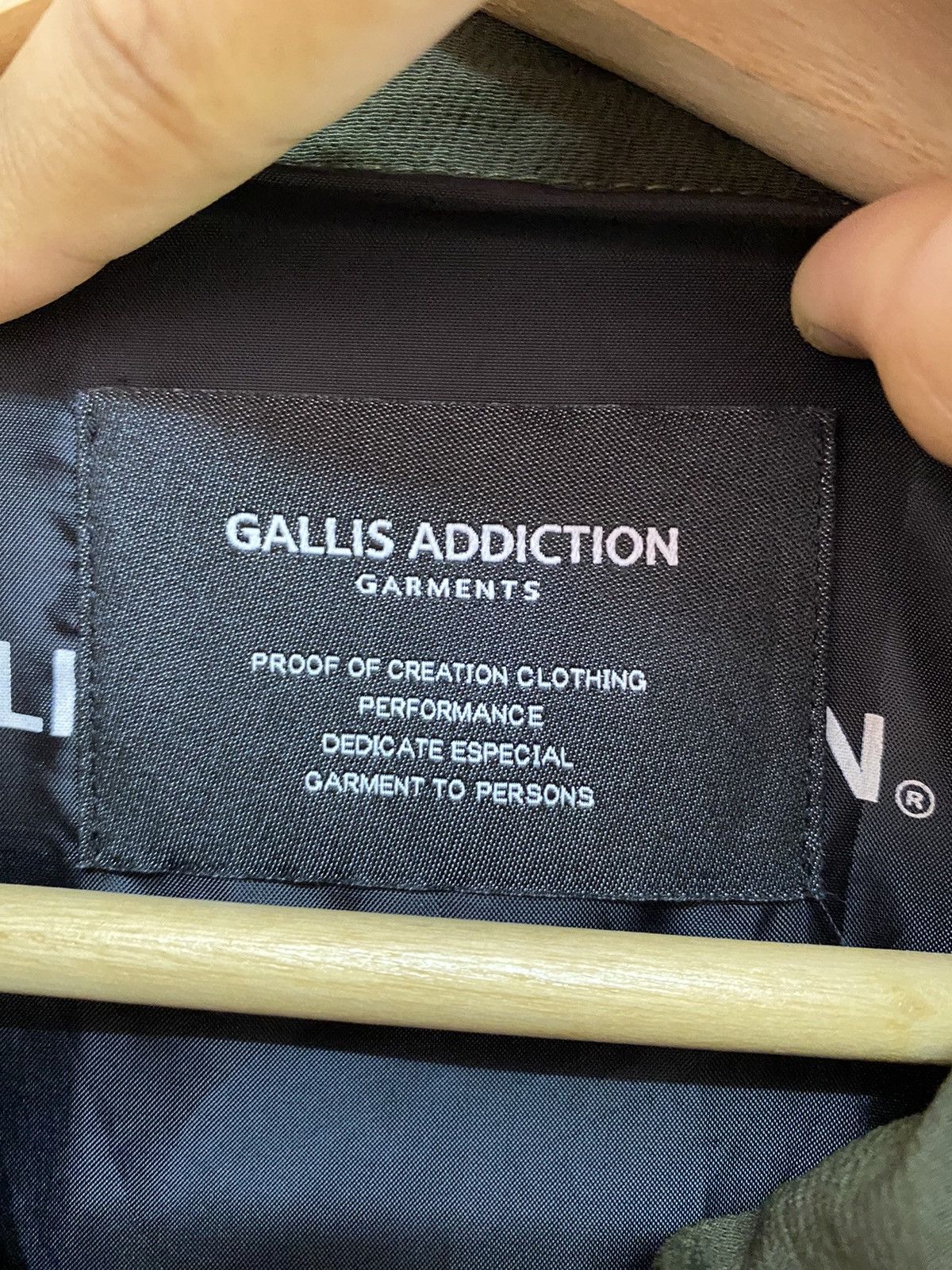 JACKROSE 🔥GALLIS ADDICTION GARMENTS PADDED SLEEVE NYLON JACKET Size US S / EU 44-46 / 1 - 11 Thumbnail