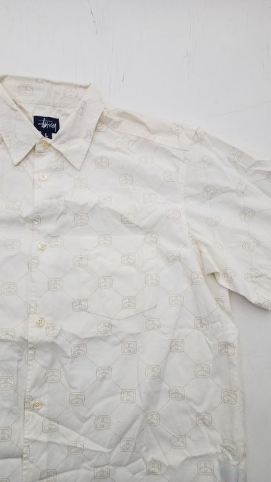 Vintage 💥RARE💥 90s Stussy Gucci Monogram shirt