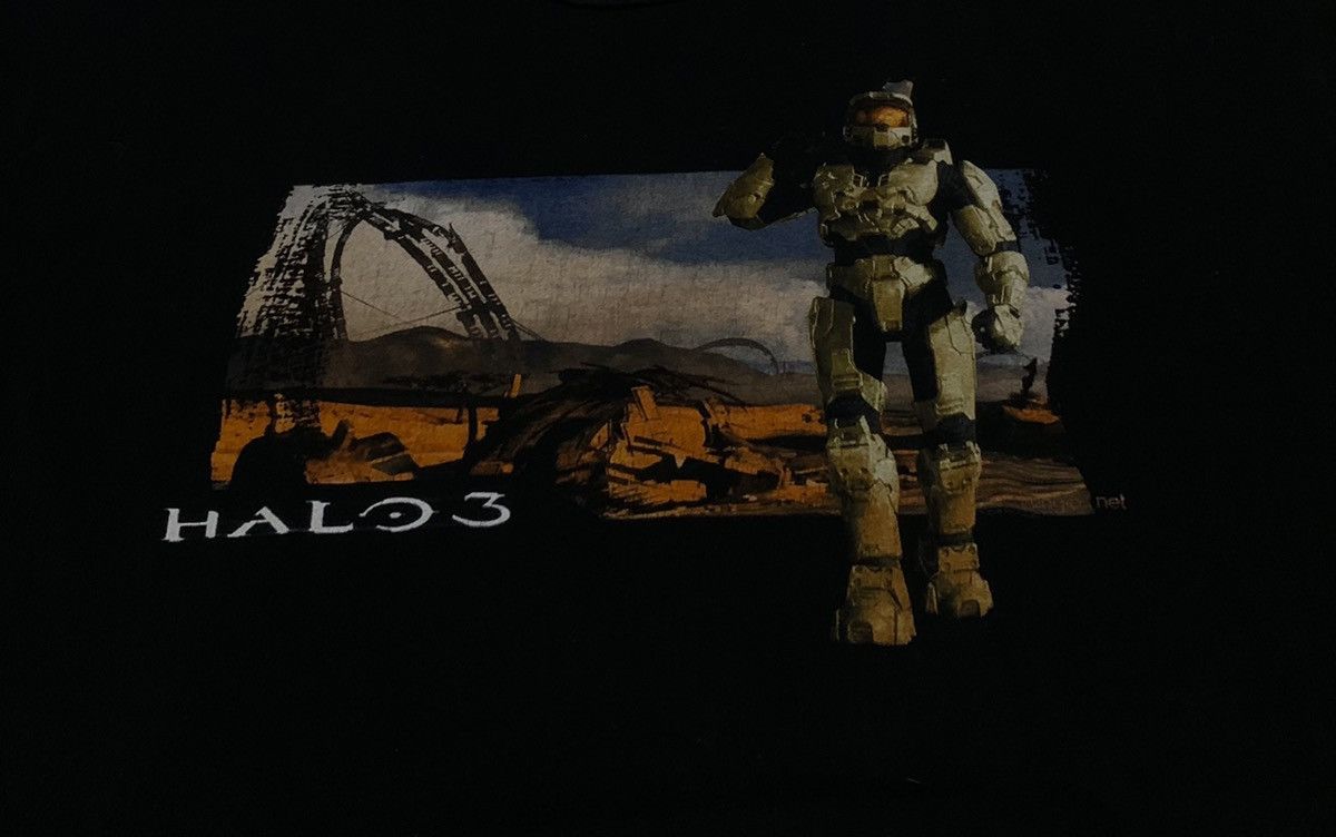 Vintage Rare Design Vintage Video Game Halo 3 T-shirt 2000s Size US XXL / EU 58 / 5 - 3 Thumbnail