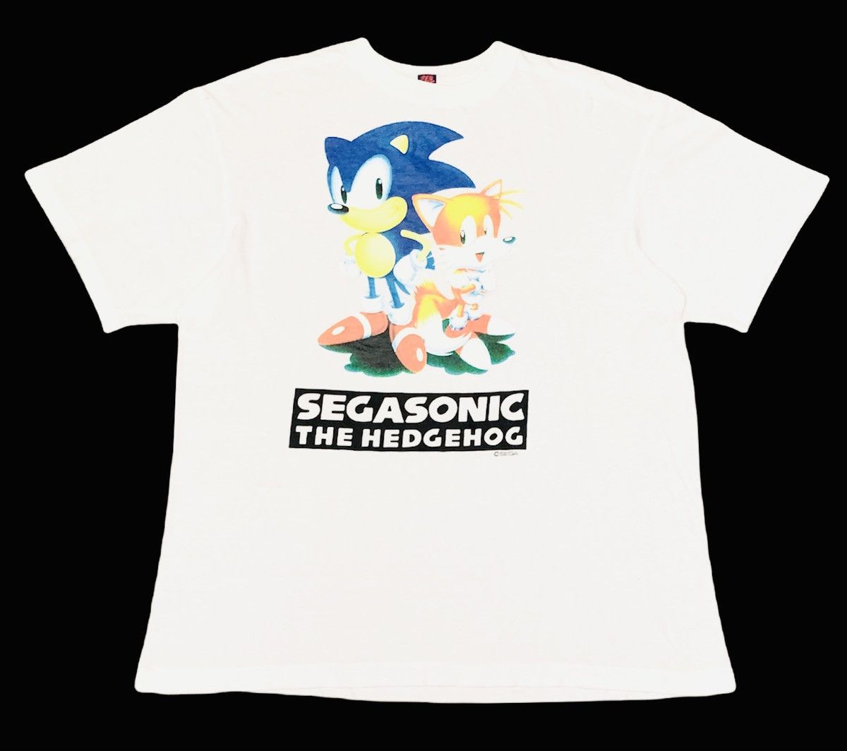 Vintage Video Game Sonic Sega The Hedgehog T-shirt 1991s