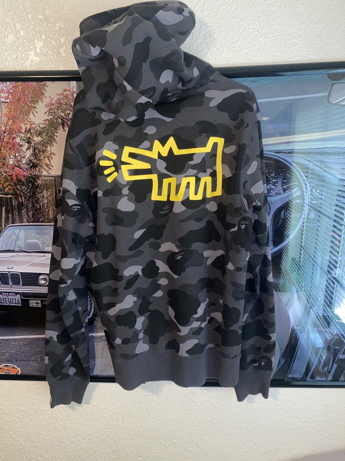 Bape Keith Haring A bathing ape Keith haring full zip hoodie Grailed