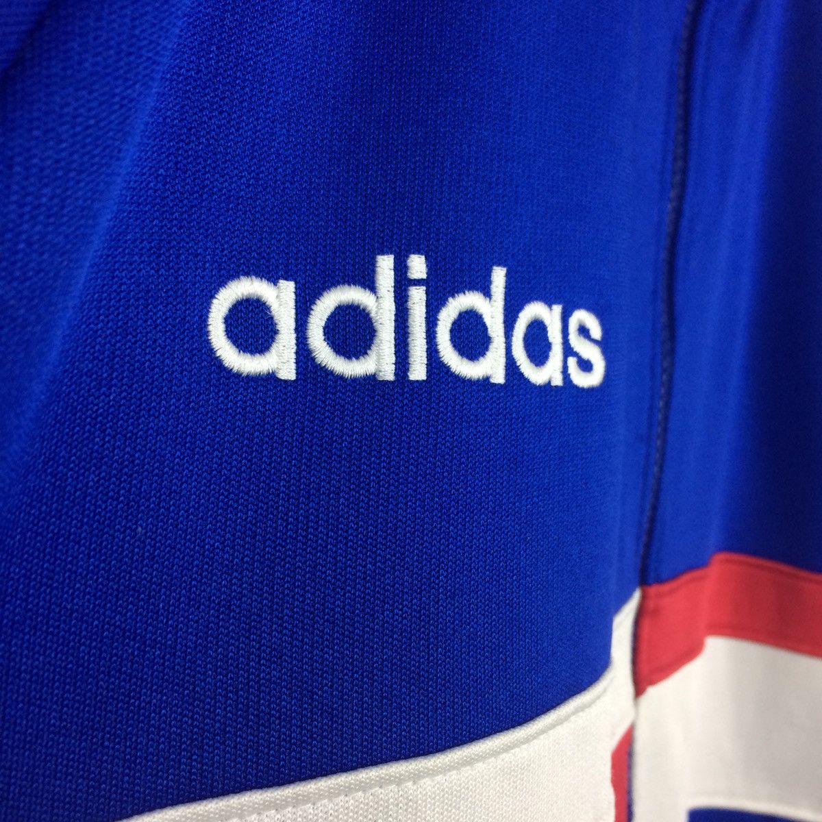 Adidas × Descente RARE!!! Adidas Multicolour Three Stripes Fullzipped Jacket Size US L / EU 52-54 / 3 - 4 Thumbnail