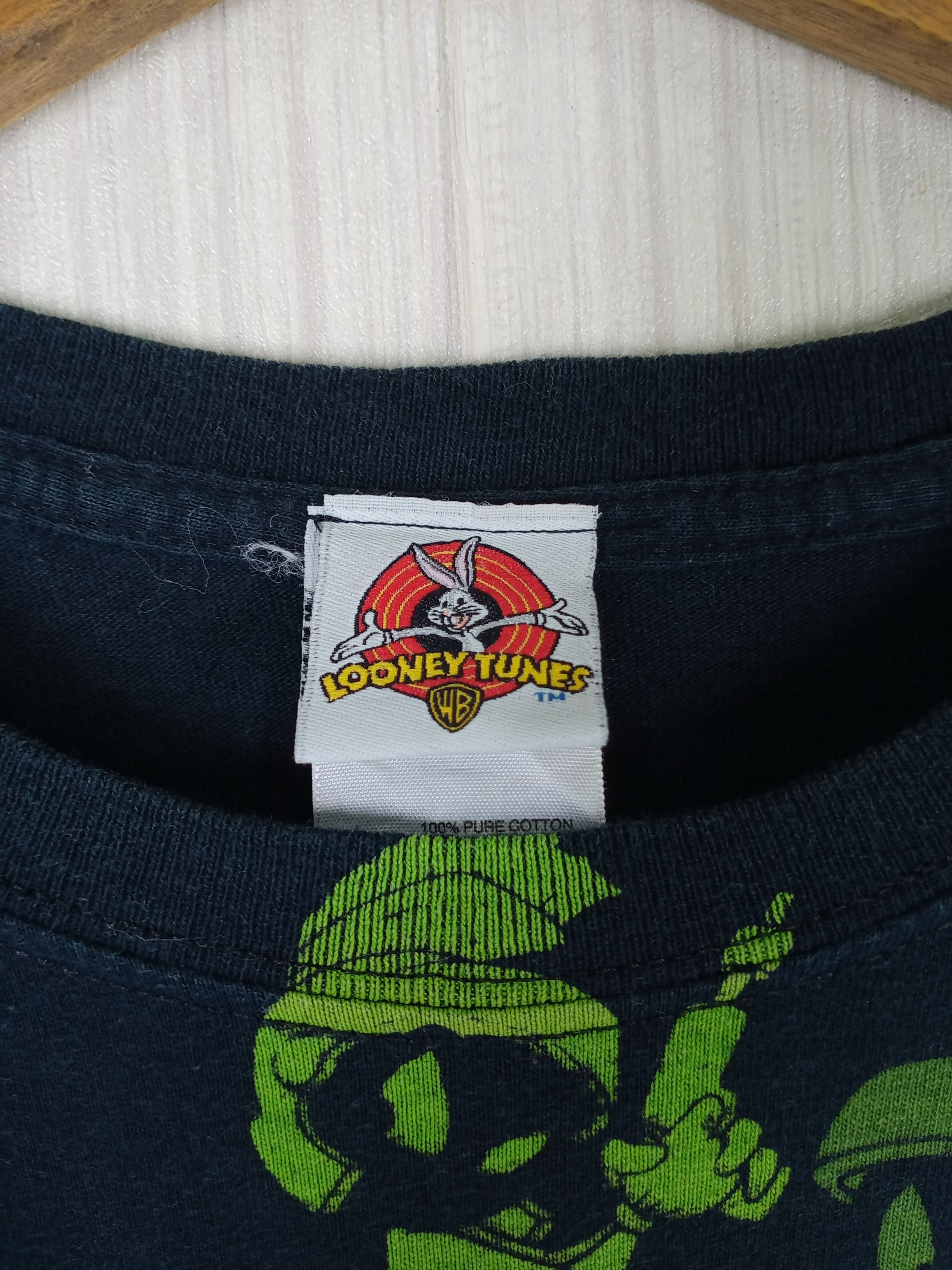 Cartoon Network Rare Vintage Marvin The Martian Looney Tunes Full Print Tee Size US L / EU 52-54 / 3 - 6 Thumbnail