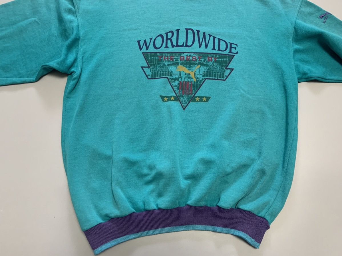Puma 80s Vintage Rare Puma Worldwide sweatshirt Size US M / EU 48-50 / 2 - 4 Thumbnail