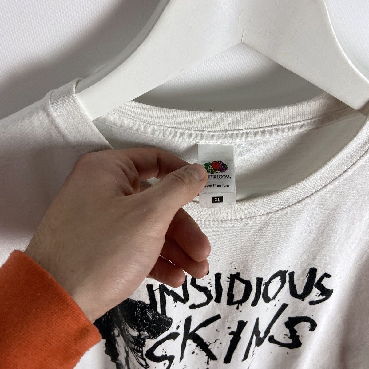 Band Tees Vintage Insidious Skins Rare FK Rock band tee Geman size XL Size US XL / EU 56 / 4 - 4 Thumbnail