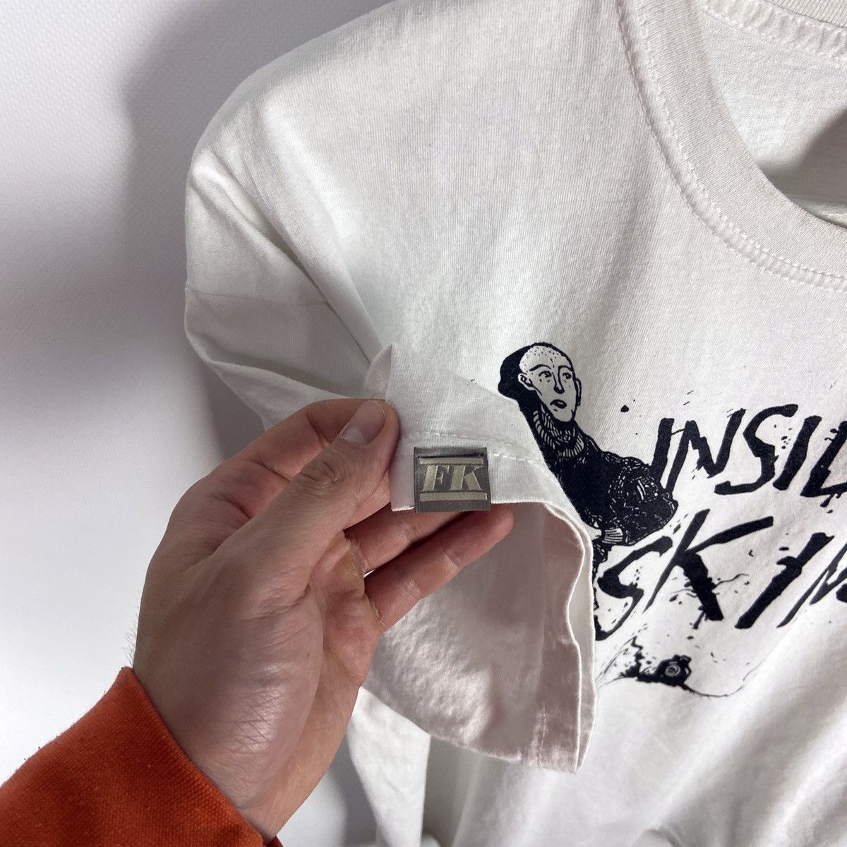Band Tees Vintage Insidious Skins Rare FK Rock band tee Geman size XL Size US XL / EU 56 / 4 - 3 Thumbnail