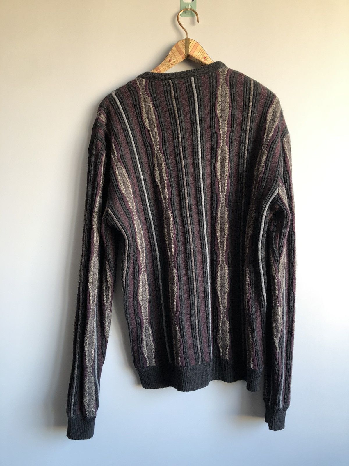 Coogi Vintage Italy Cable Knit Large Fit By Coogi Size US XL / EU 56 / 4 - 5 Thumbnail