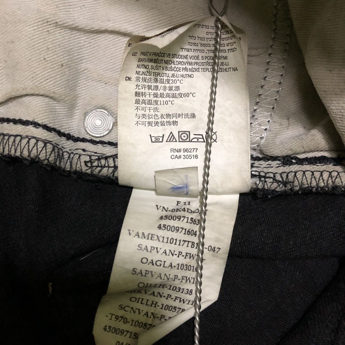 Vans × Vintage Vans Skateboard Skinny Jeans Size US 33 - 18 Thumbnail