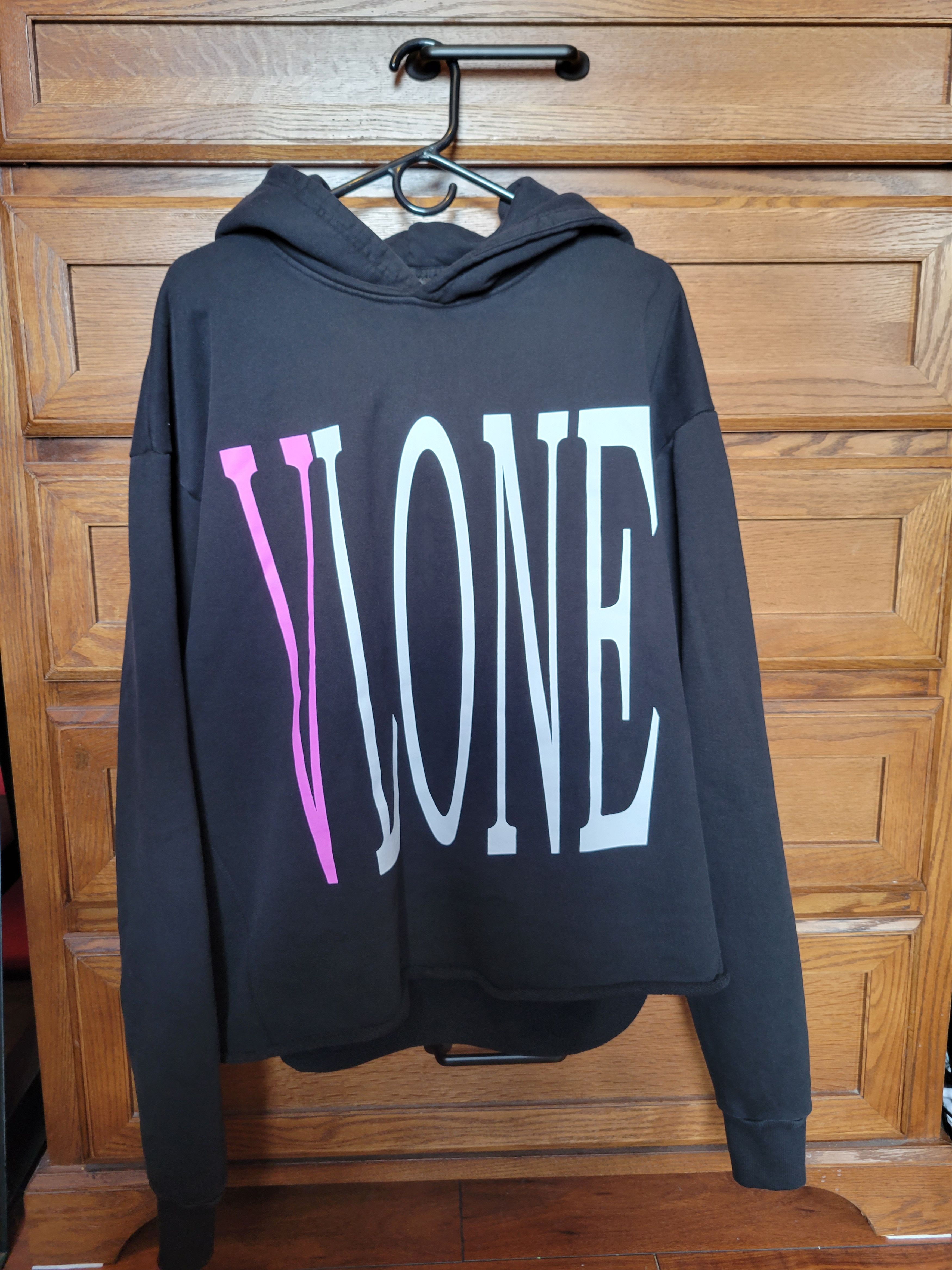 Pink vlone hoodie best sale