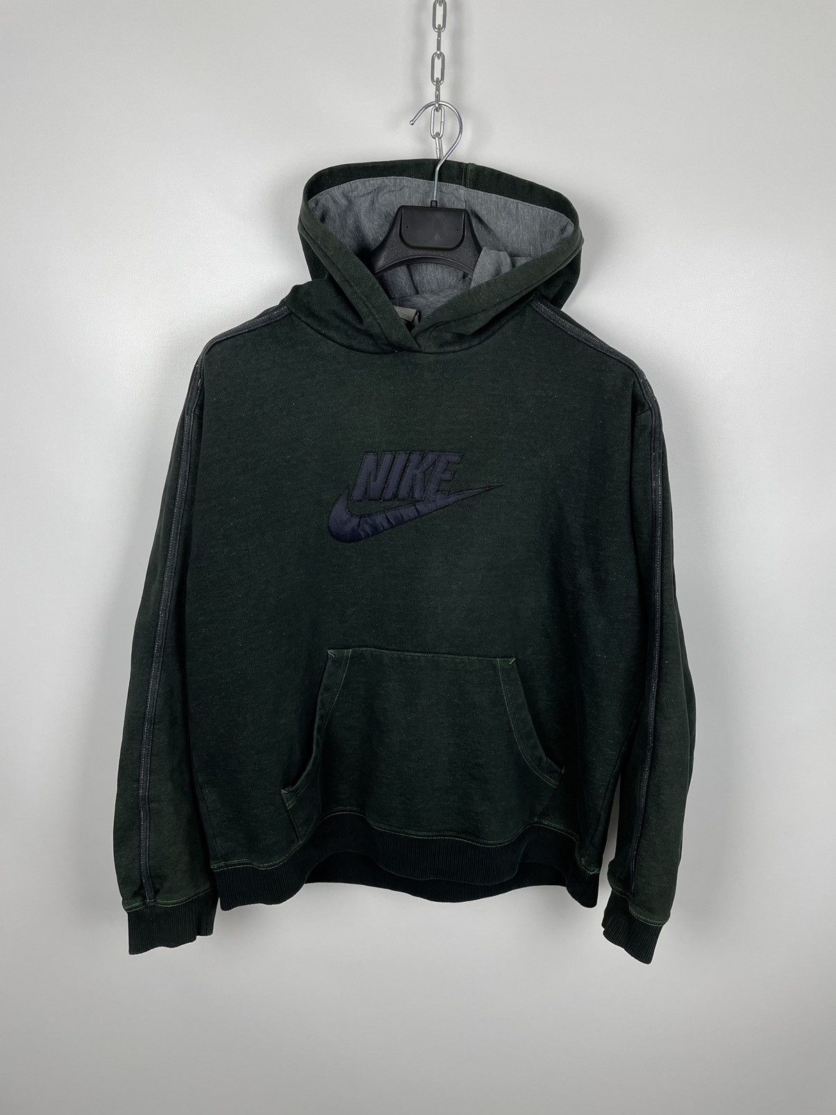 Nike × Vintage Vintage Nike Big Logo Hoodie Size US L / EU 52-54 / 3 - 2 Thumbnail