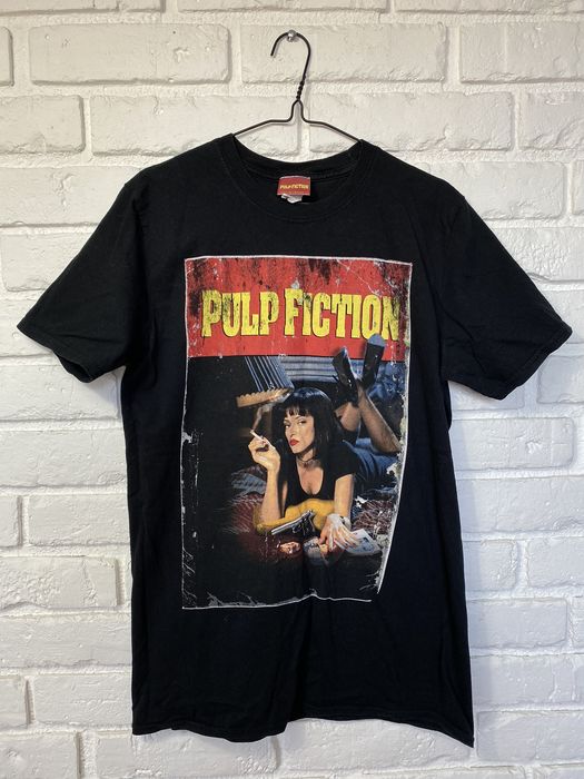 Vintage Men's Pulp Fiction Tee Shirt Black Size M 2017 Miramax