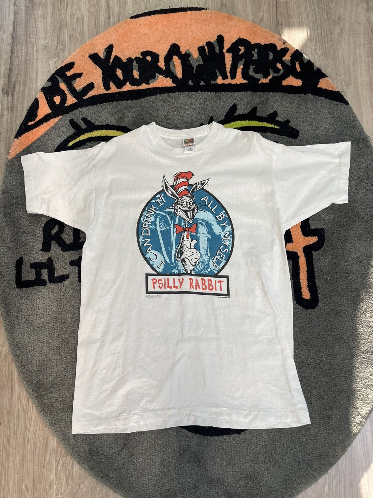 Hanes 1993 Vintage x Dog Eat Dog Psilly Rabbit Shirt | Grailed