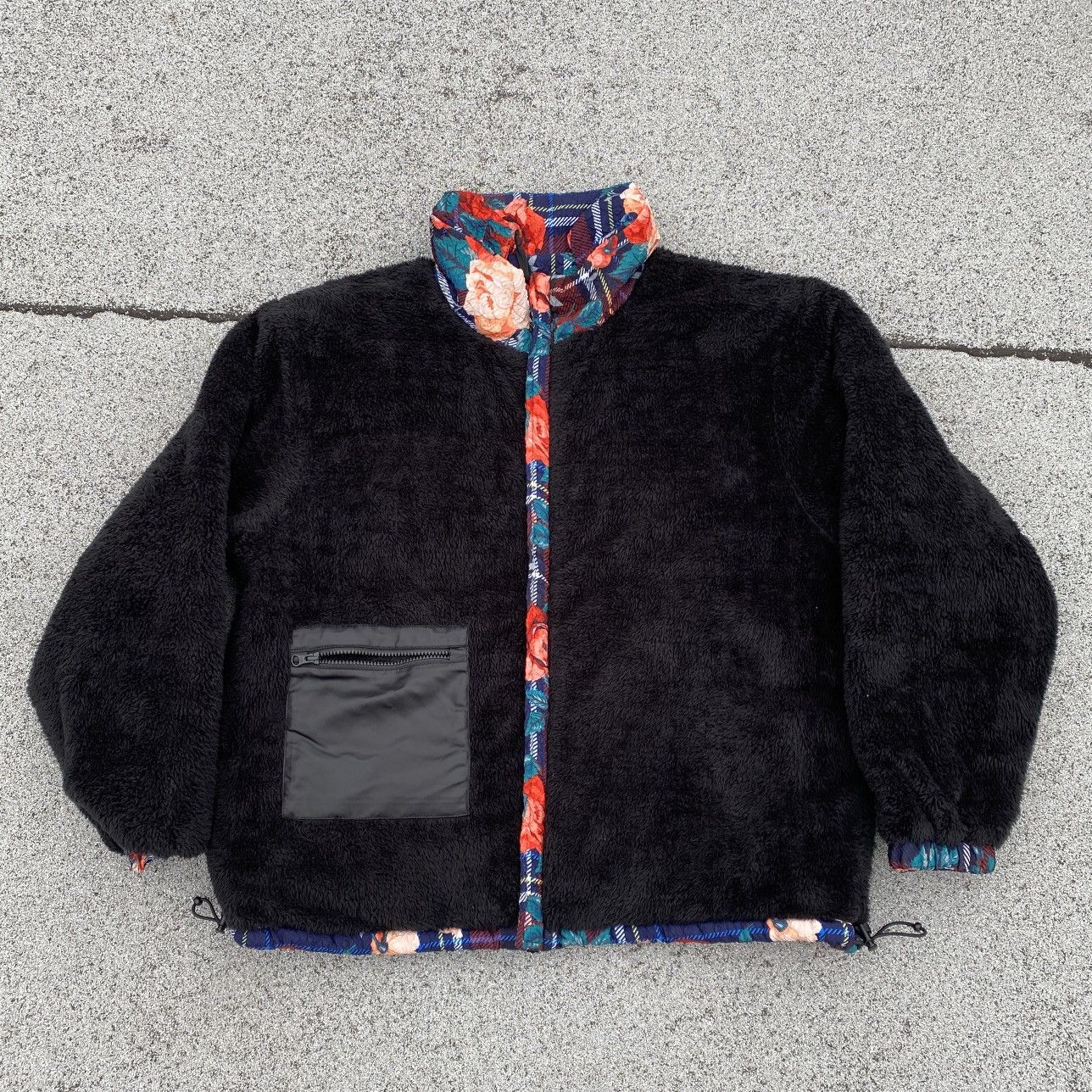 Round Two × Vintage Rare Round Two Floral Puffer Lined Reversible Jacket Size US XL / EU 56 / 4 - 6 Thumbnail