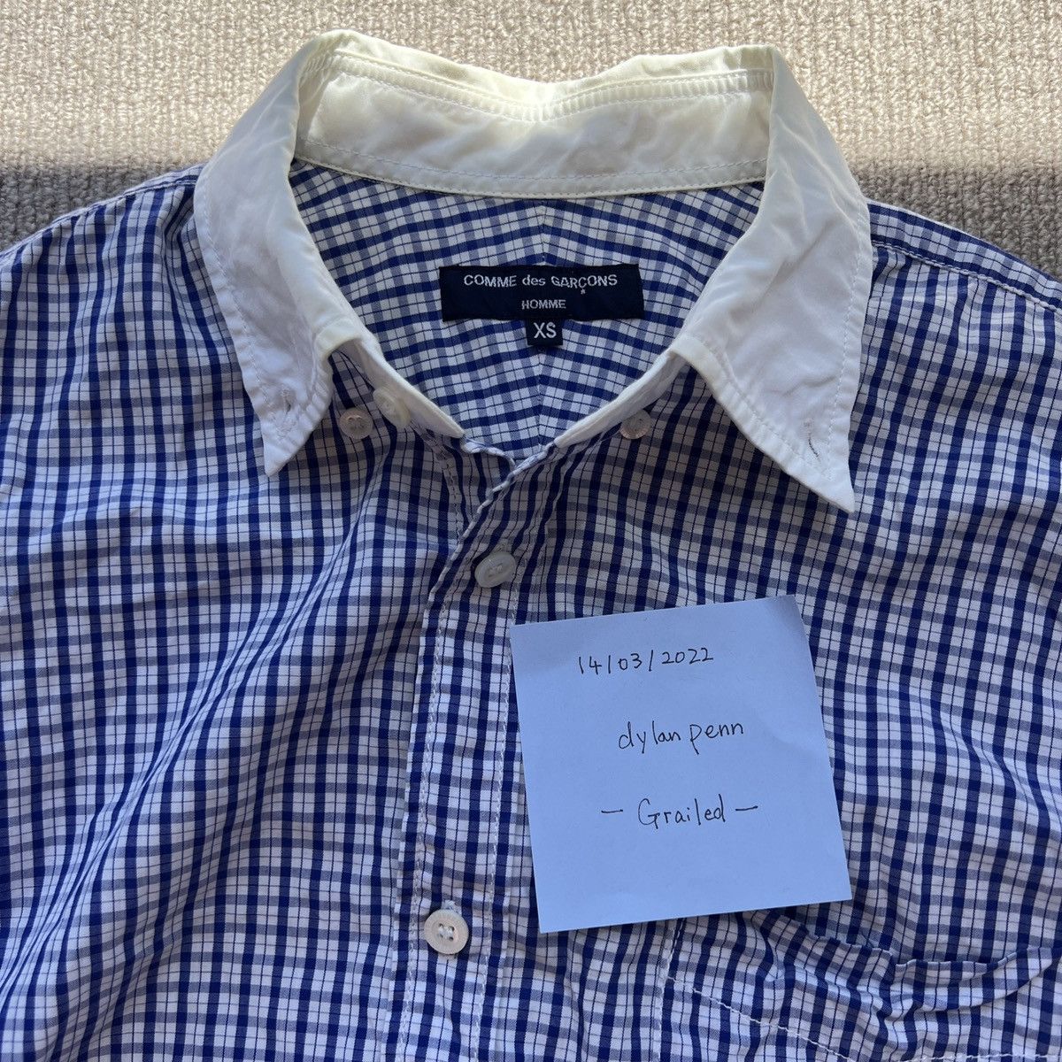 Comme des garcons homme shirt