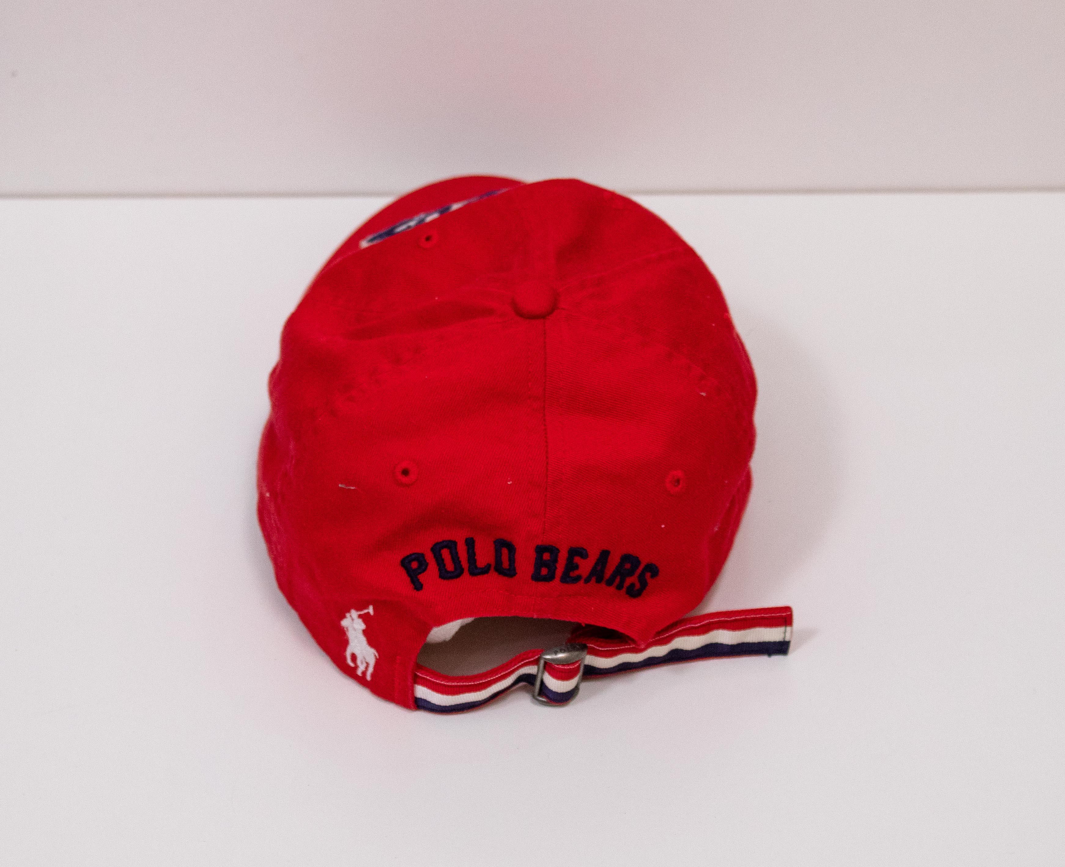 Polo Ralph Lauren Polo Ralph Lauren Polo Bear 6 Panel Red Dad Hat Size ONE SIZE - 11 Preview