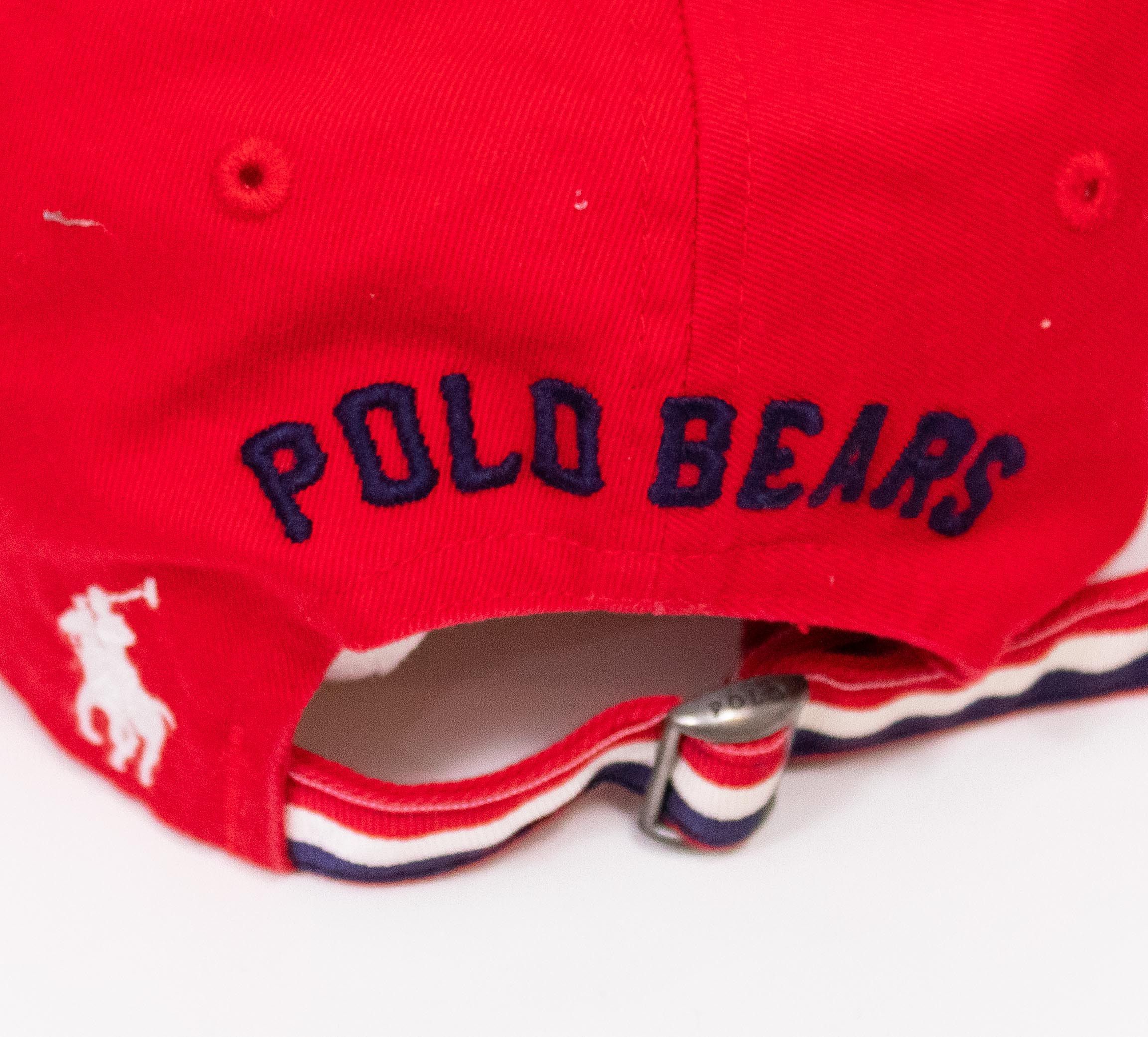 Polo Ralph Lauren Polo Ralph Lauren Polo Bear 6 Panel Red Dad Hat Size ONE SIZE - 4 Thumbnail