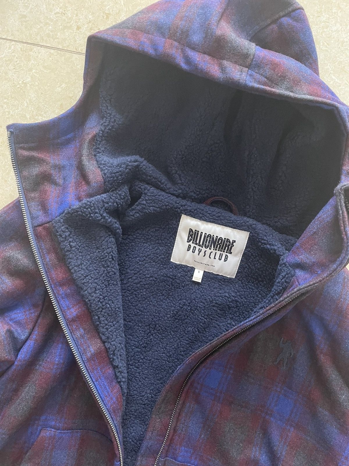 Billionaire Boys Club BBC wool blend Sherpa lined hooded jacket S Size US S / EU 44-46 / 1 - 4 Thumbnail