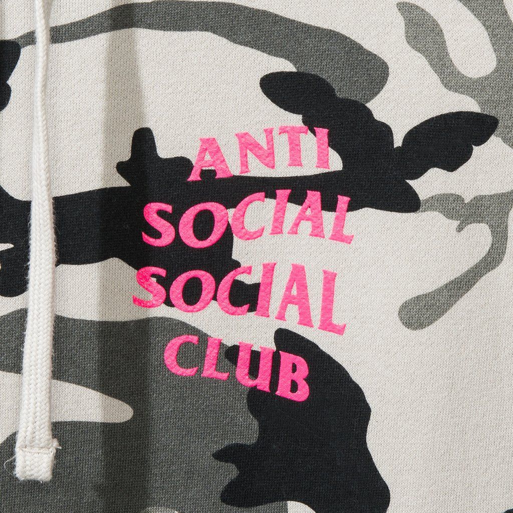 Anti Social Social Club DS Pink ASSC Not Gildan Frozen Snow camo hoodie FTP FOG BAPE Size US XS / EU 42 / 0 - 5 Thumbnail