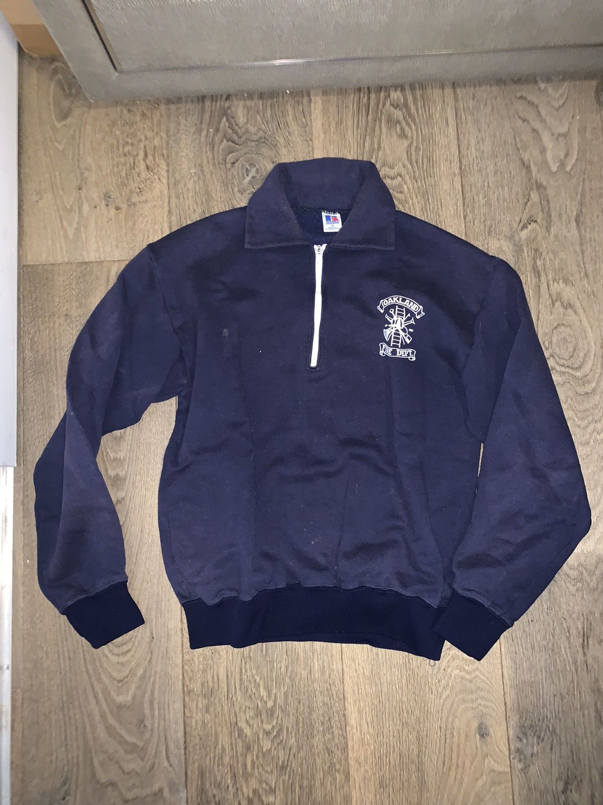 Vintage 1/4 zip Oakland fd sweater Size US M / EU 48-50 / 2 - 1 Thumbnail