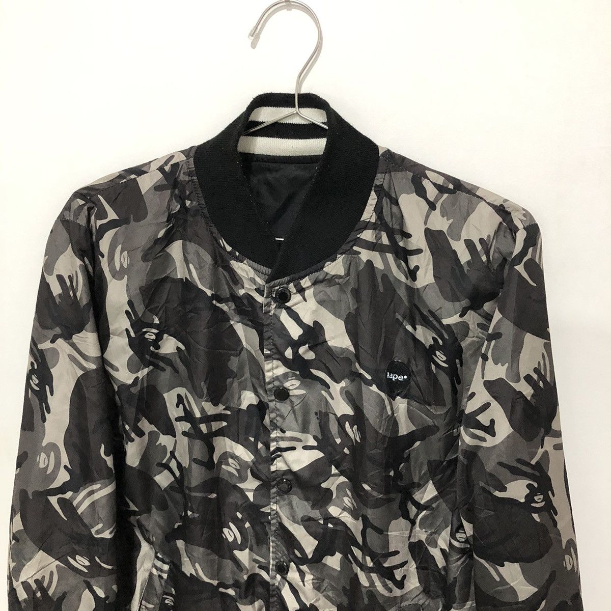 Aape A Bathing Ape Reversible Camo Bomber Jacket Size US L / EU 52-54 / 3 - 2 Thumbnail